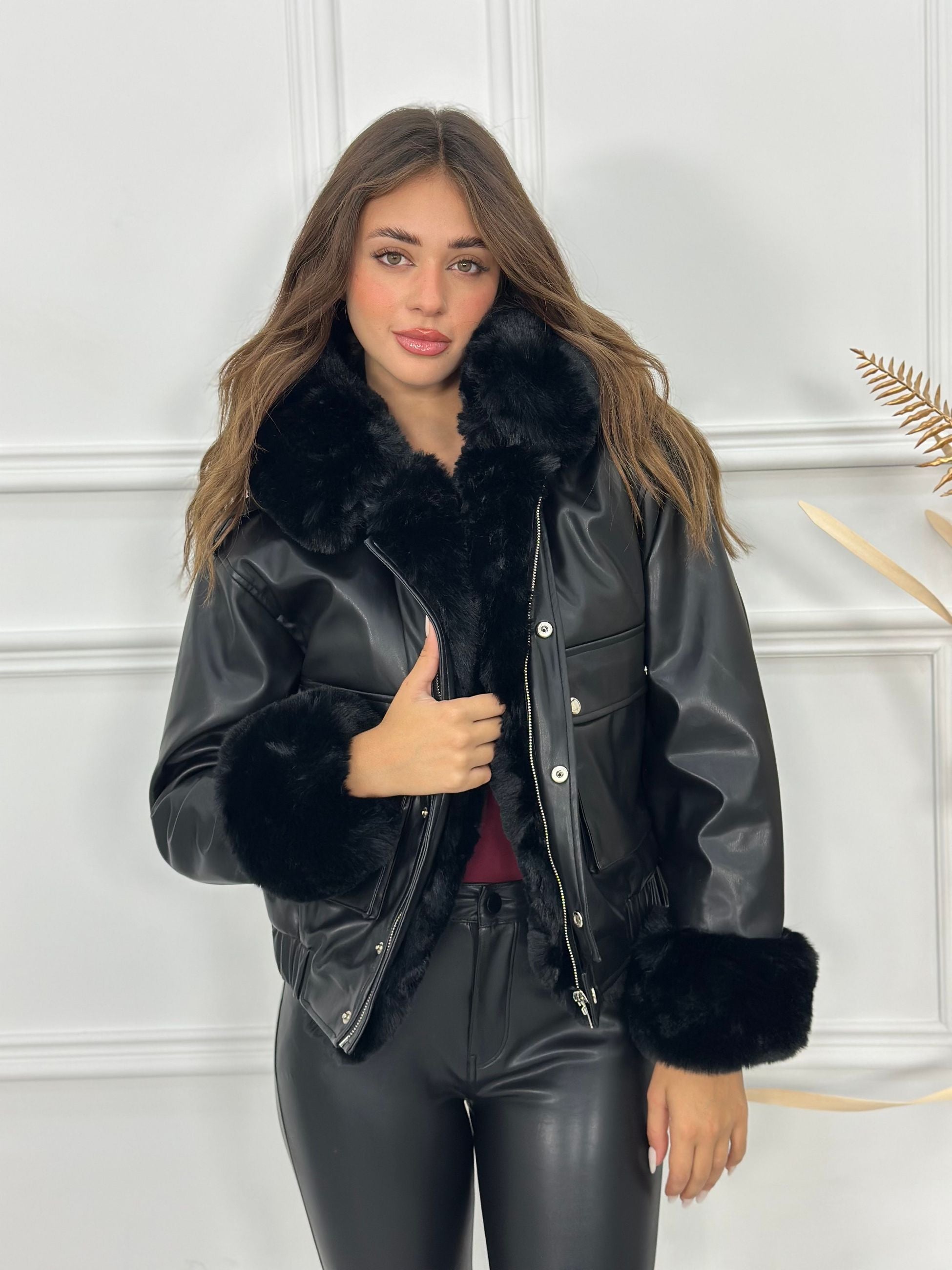 Giubbino Ecopelle AY918