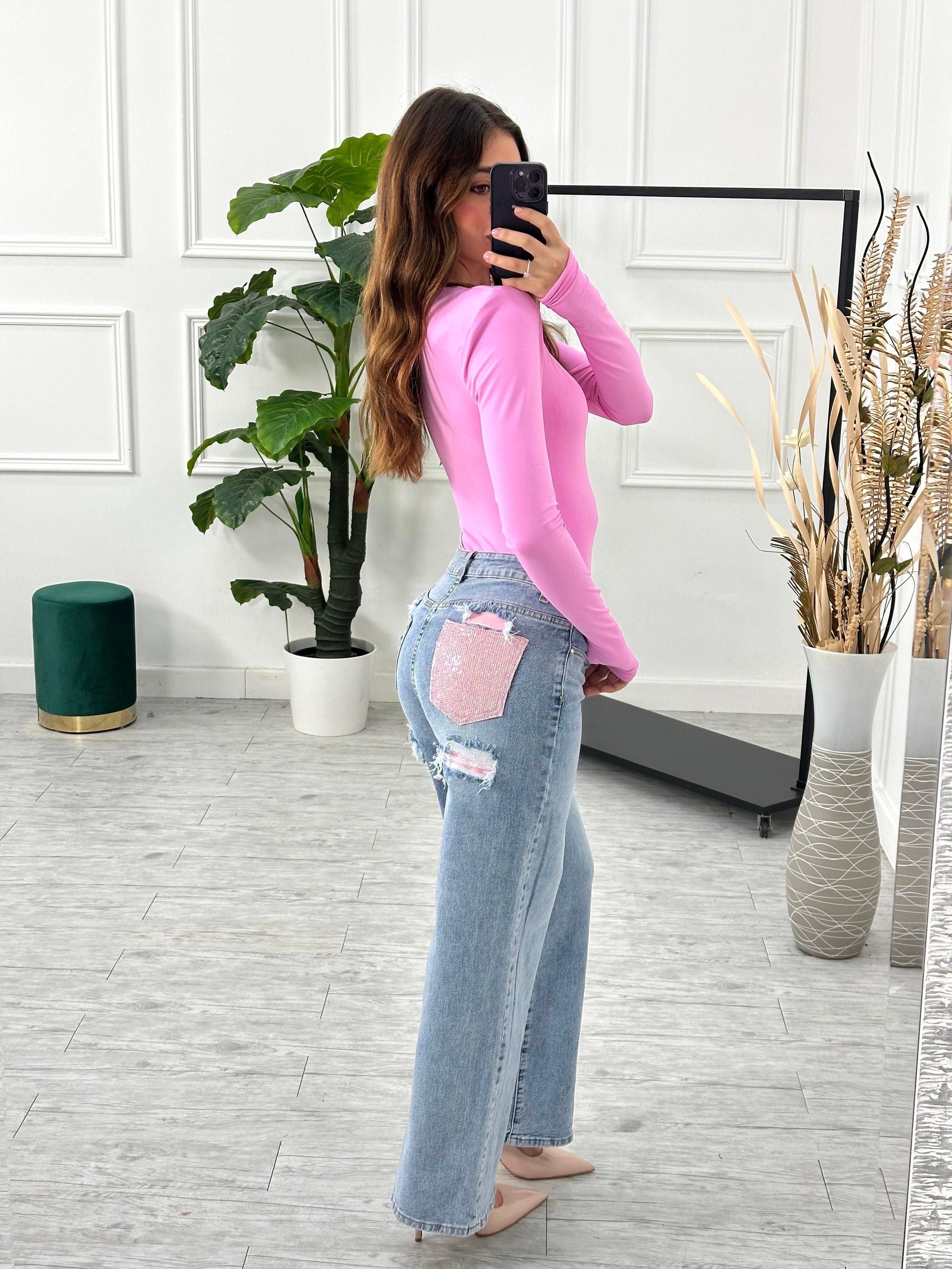 Jeans Palazzo LW1945 (poco elastico)