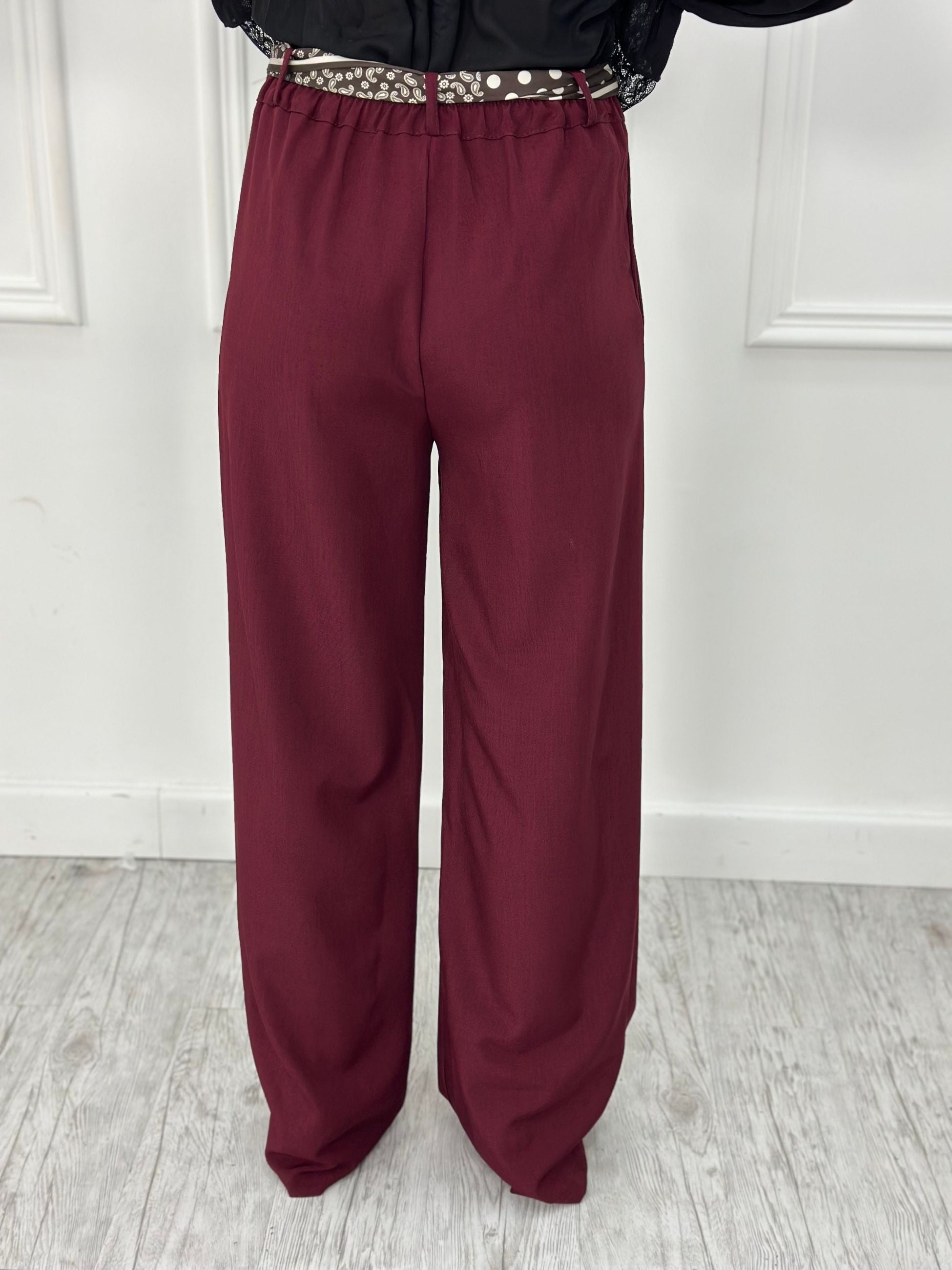 Pantalone palazzo GIA16023 (elastico retro)