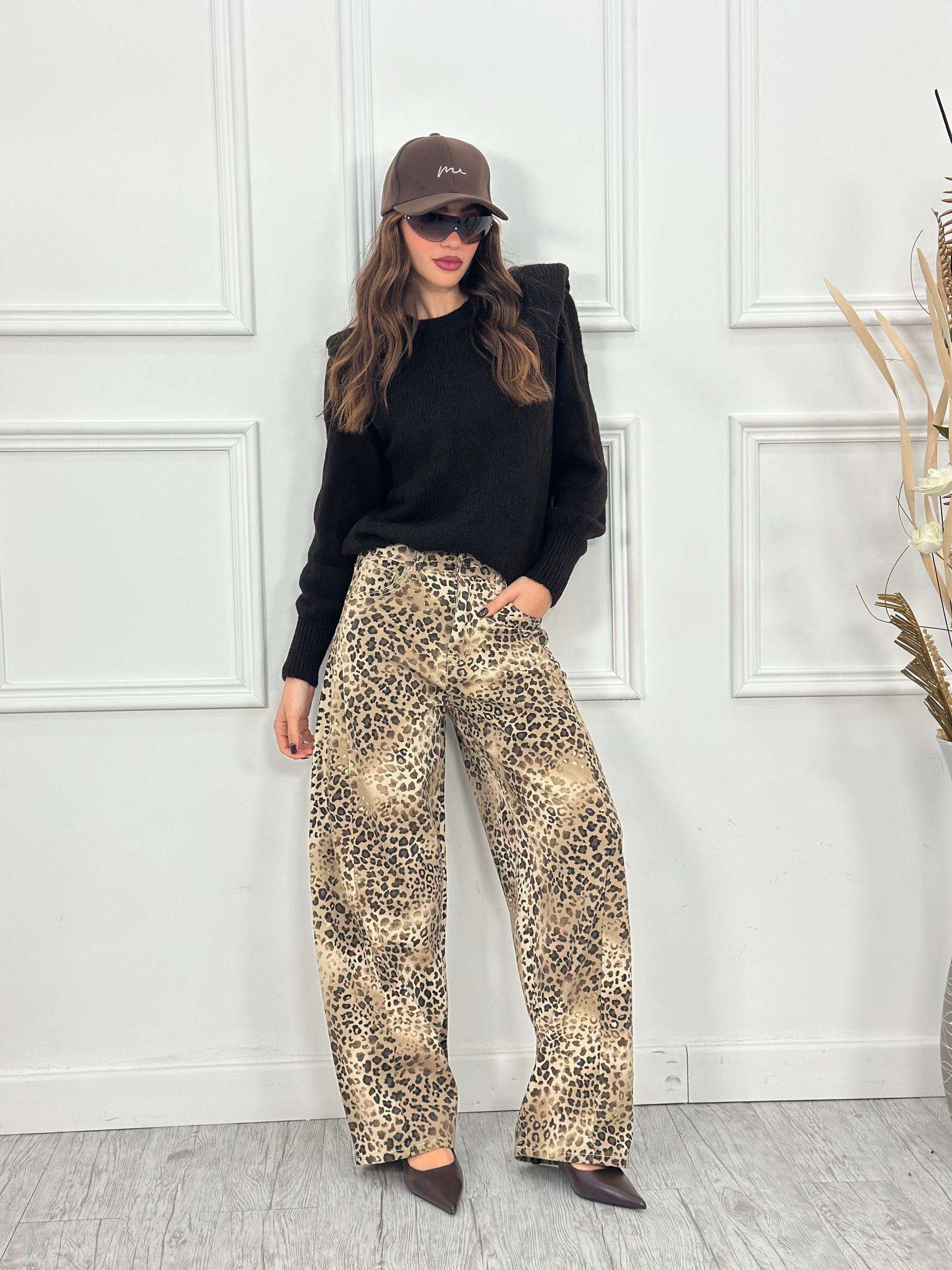 Jeans Balloon Animalier FX895 (elastico)