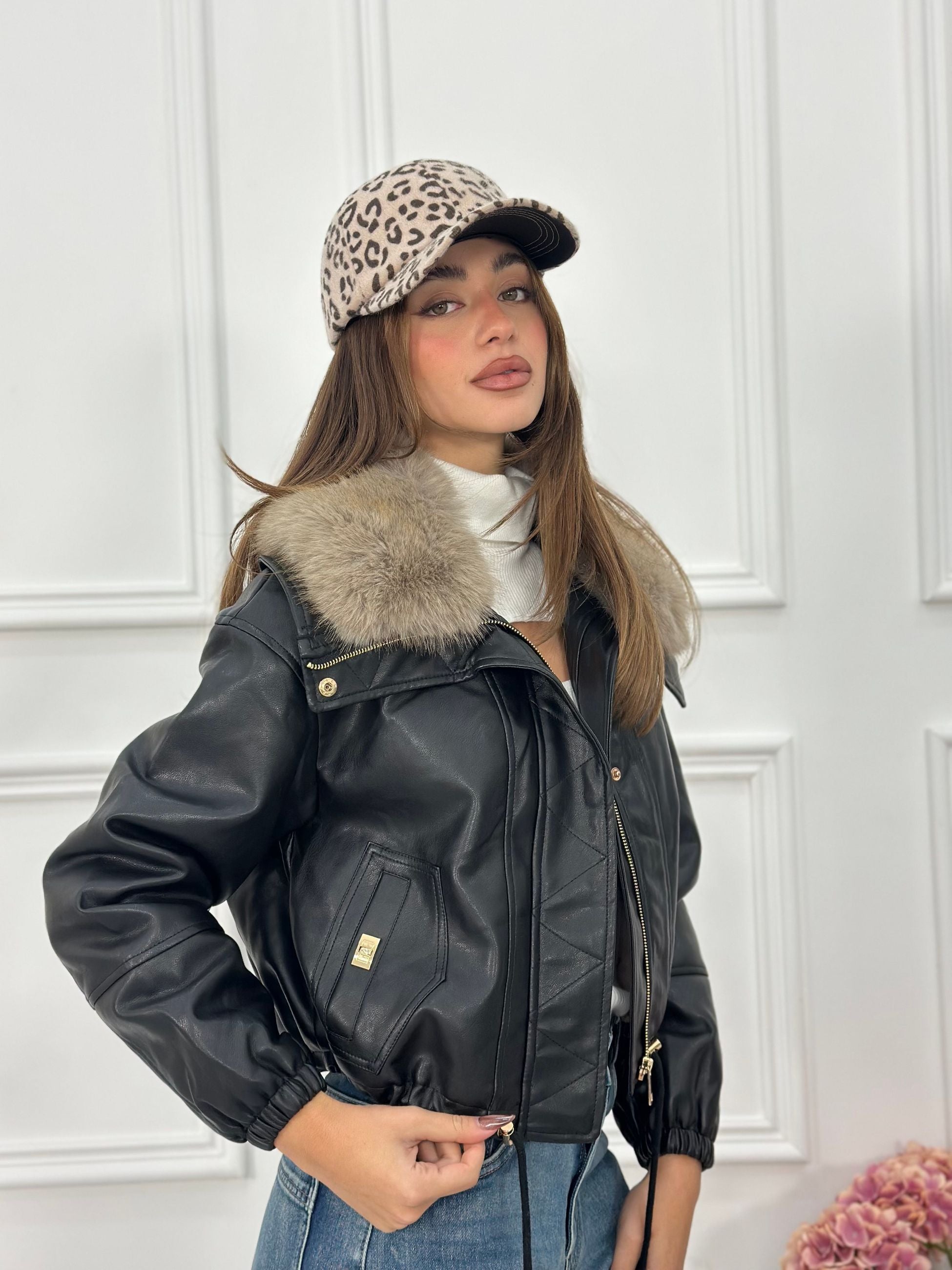 Giubbotto Crop Top Quality S-5636