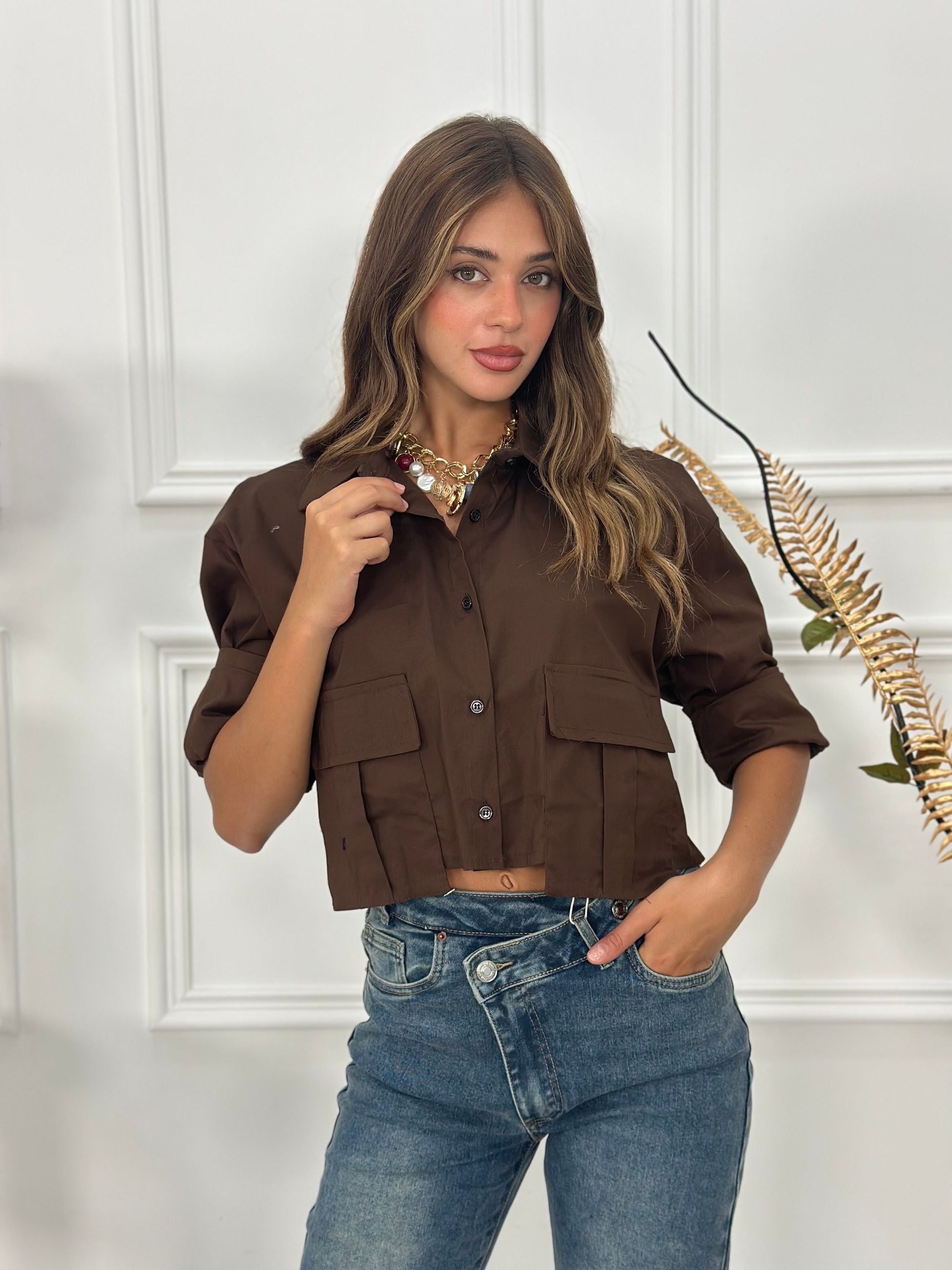 Camicia Crop GIU96137