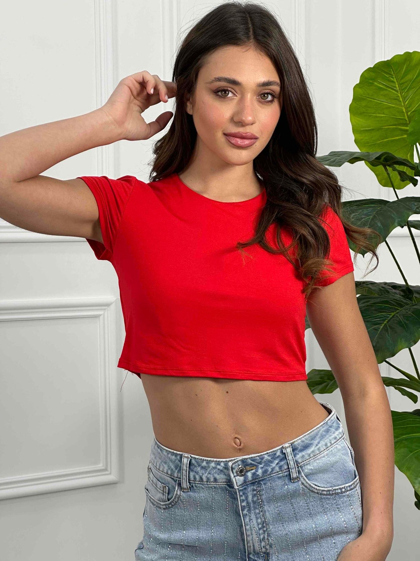 T-shirt Crop Top elastica 25793