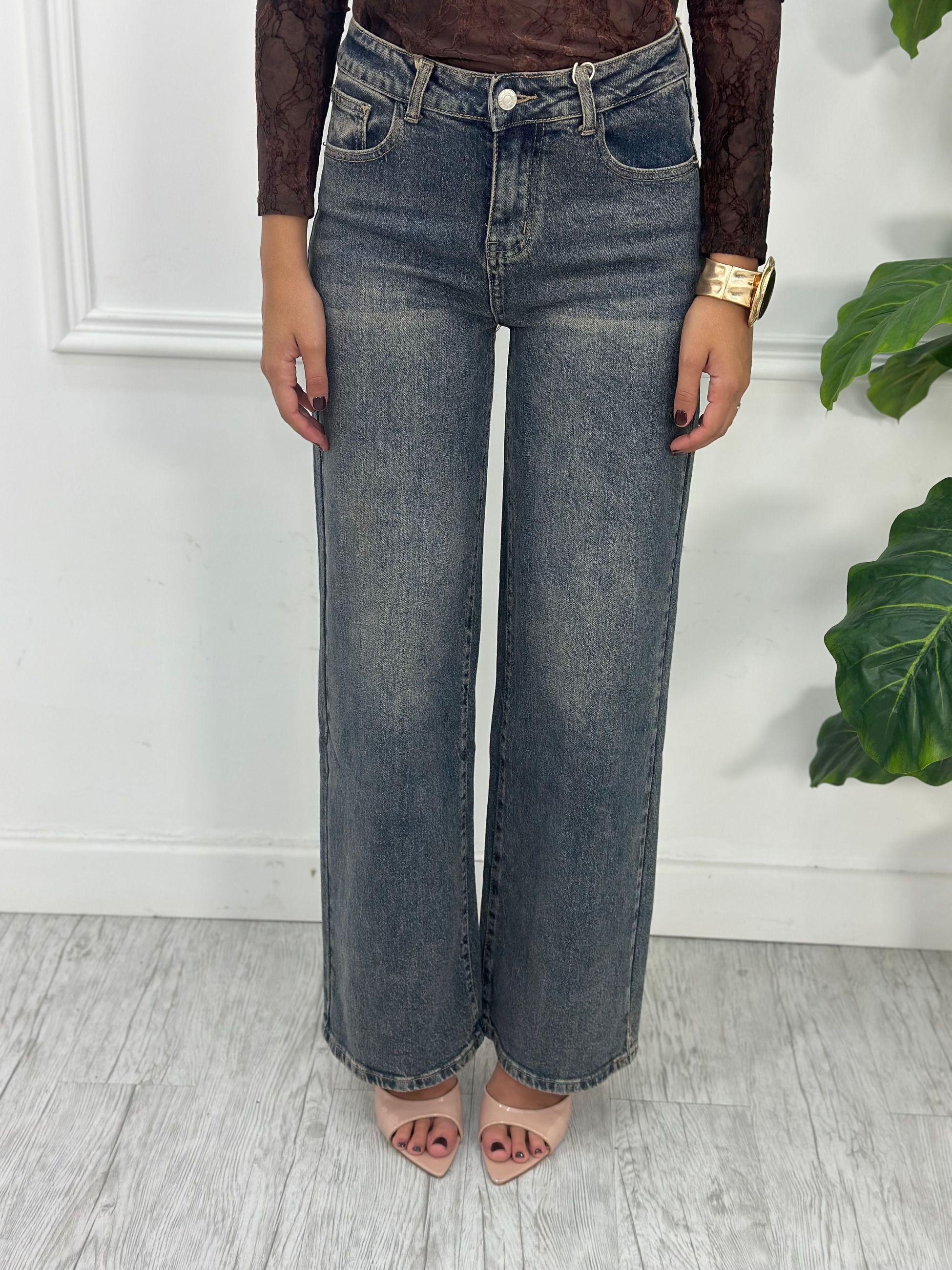 Jeans Palazzo V5192 (elastico)