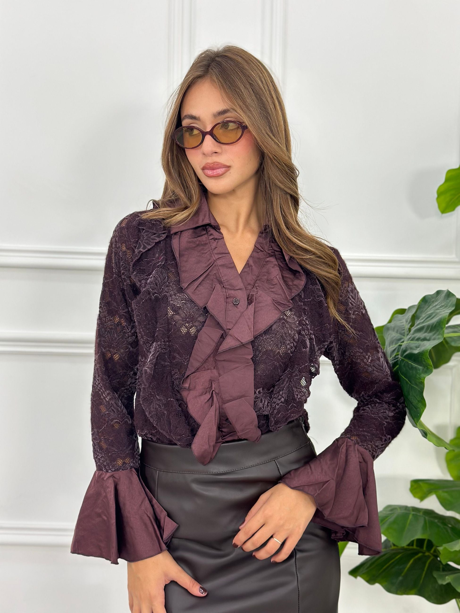 Camicia Rouches H69635