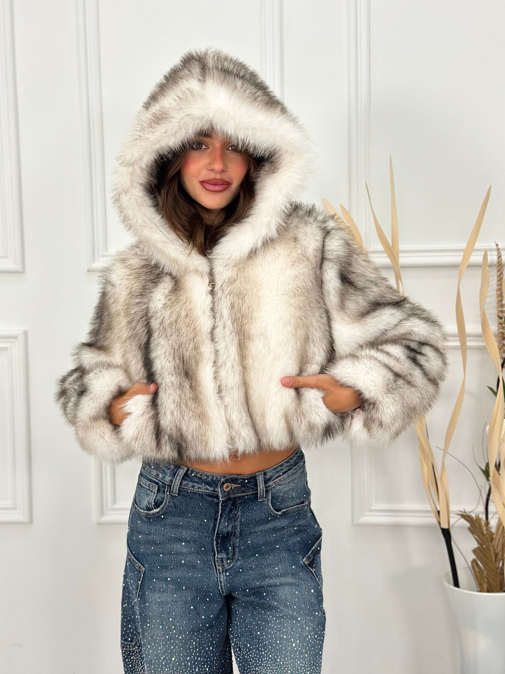 Pellicciotto Crop Top Quality 68335