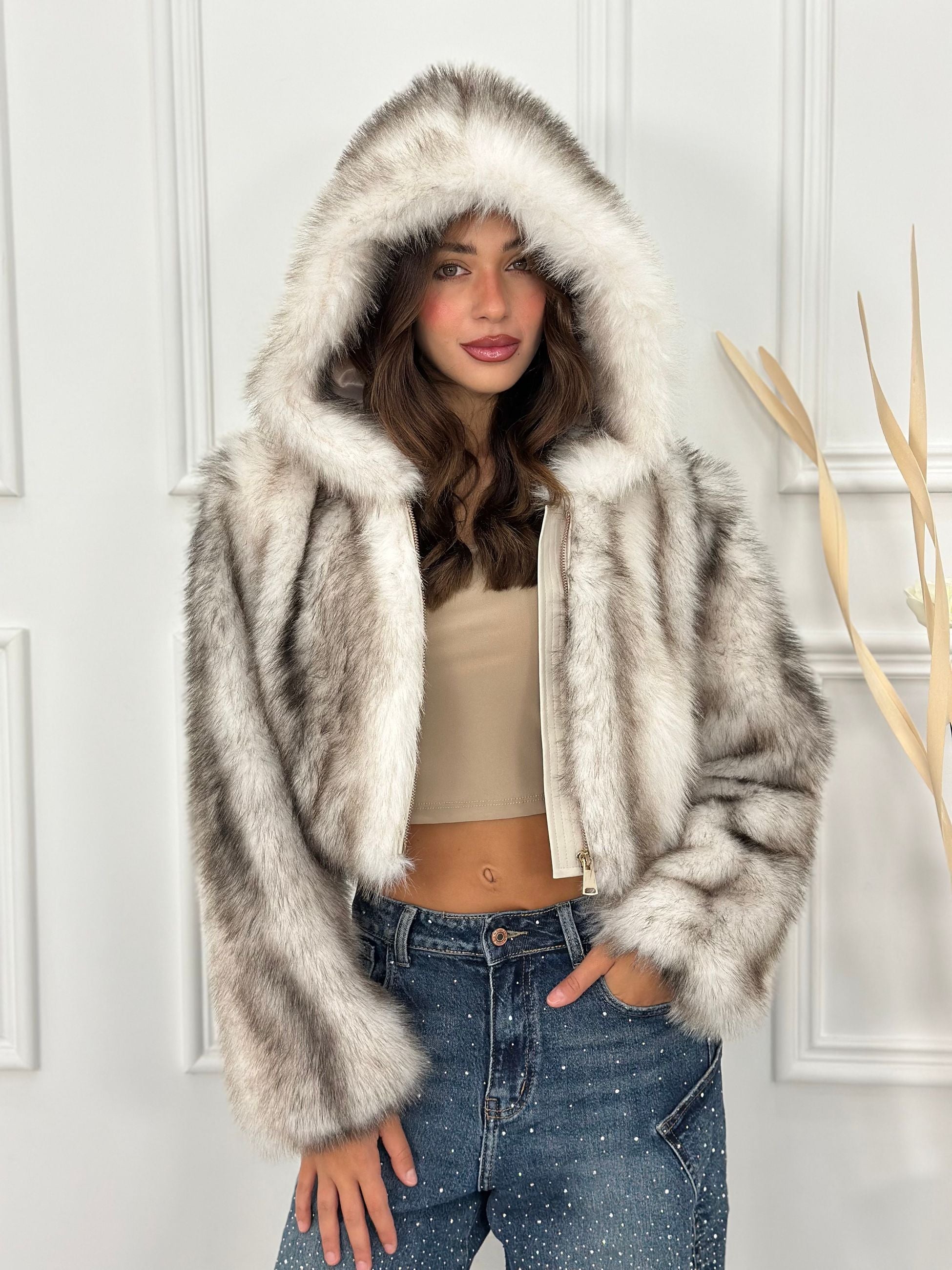 Pellicciotto Crop Top Quality 68335