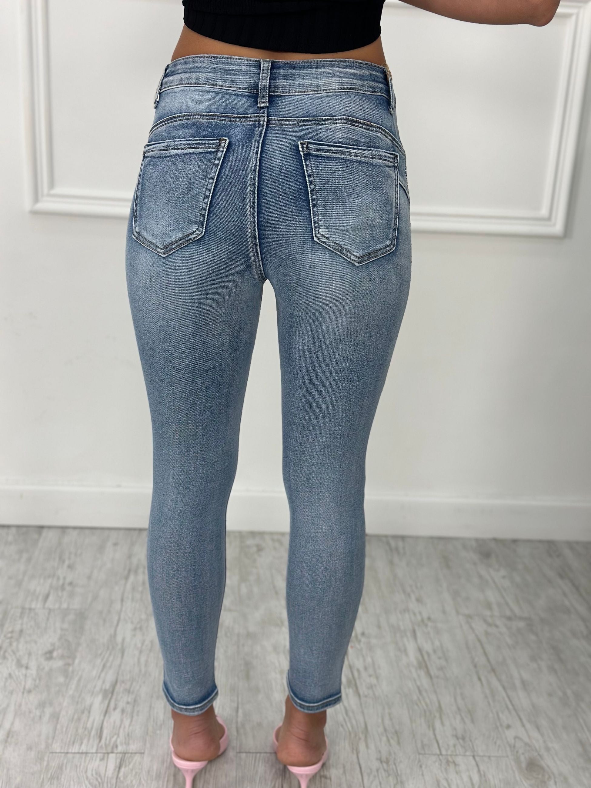 Jeans Push Up Brillantini S6308
