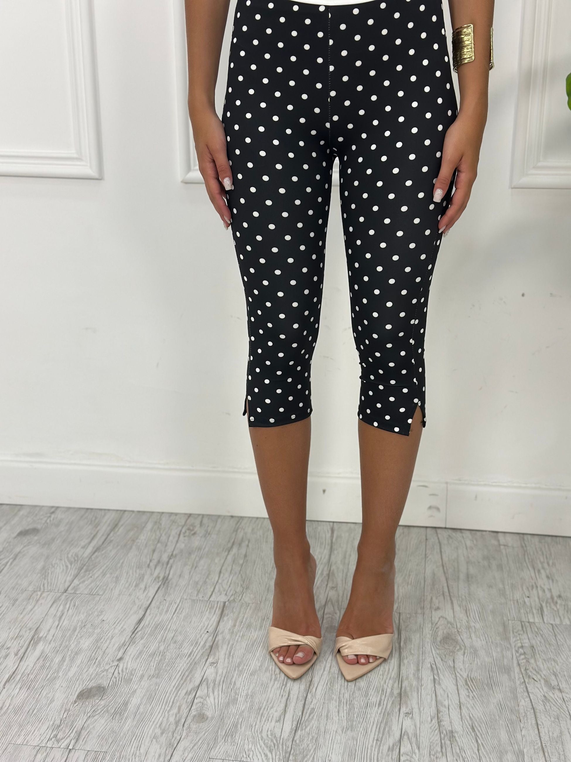 Pantaloni Leggings Pois VCT1278
