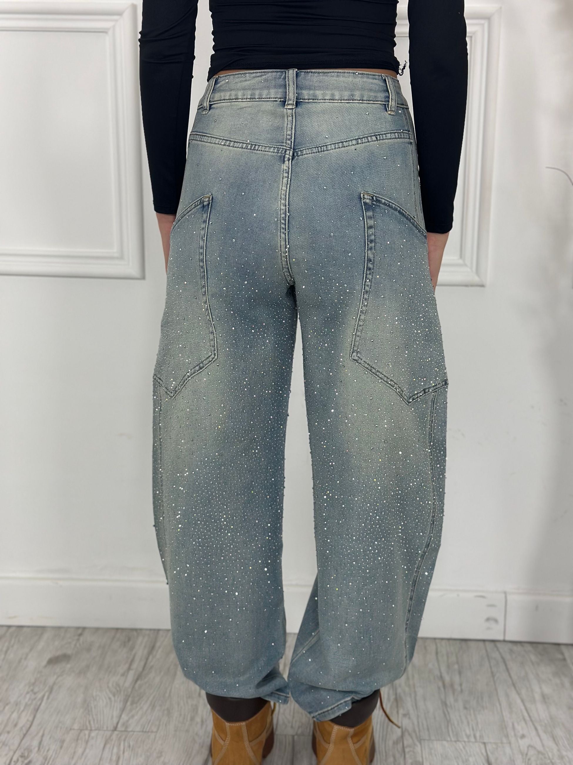 Jeans Balloon Brillantini DX6040