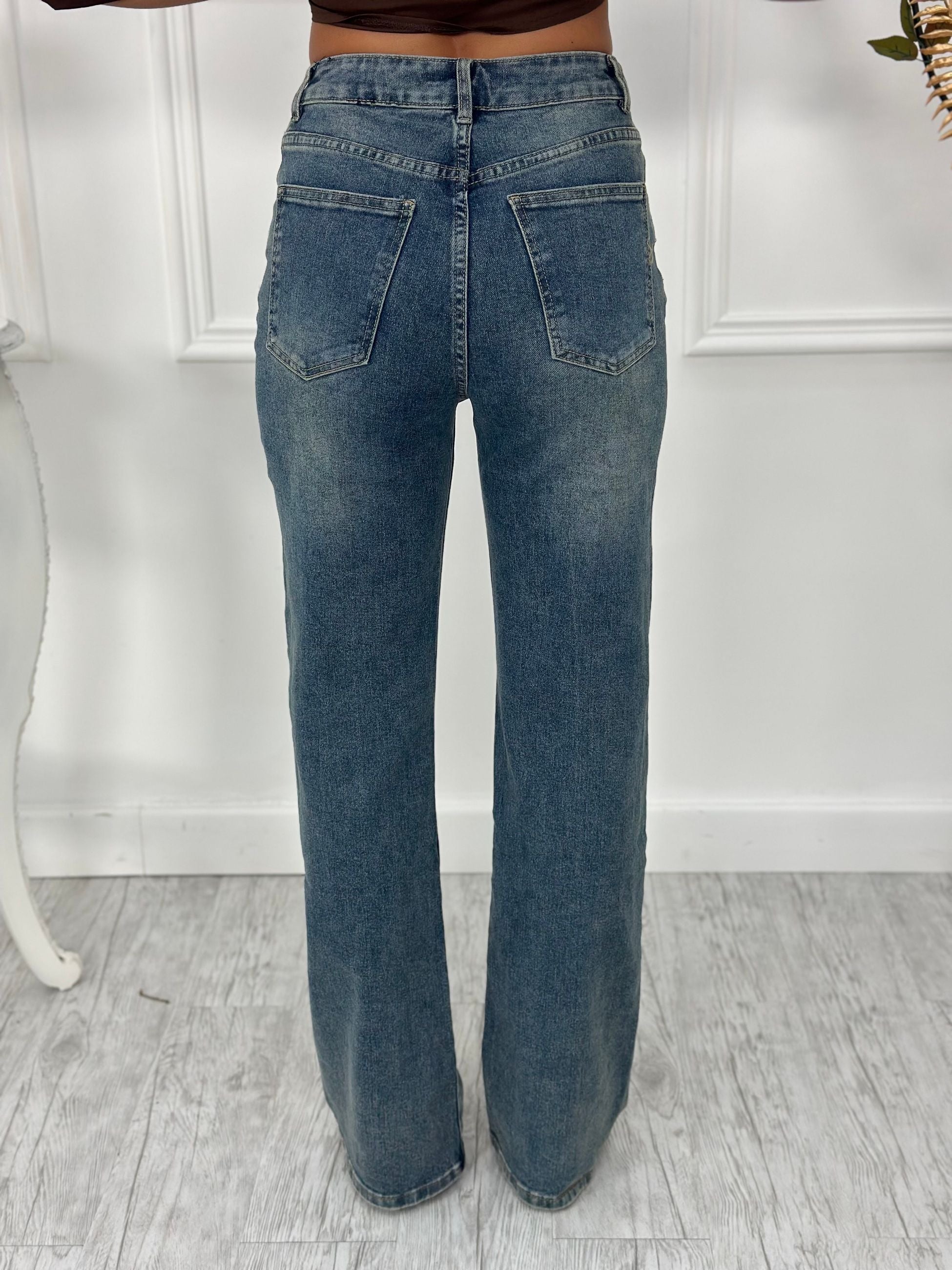Jeans Palazzo Elastico 8880