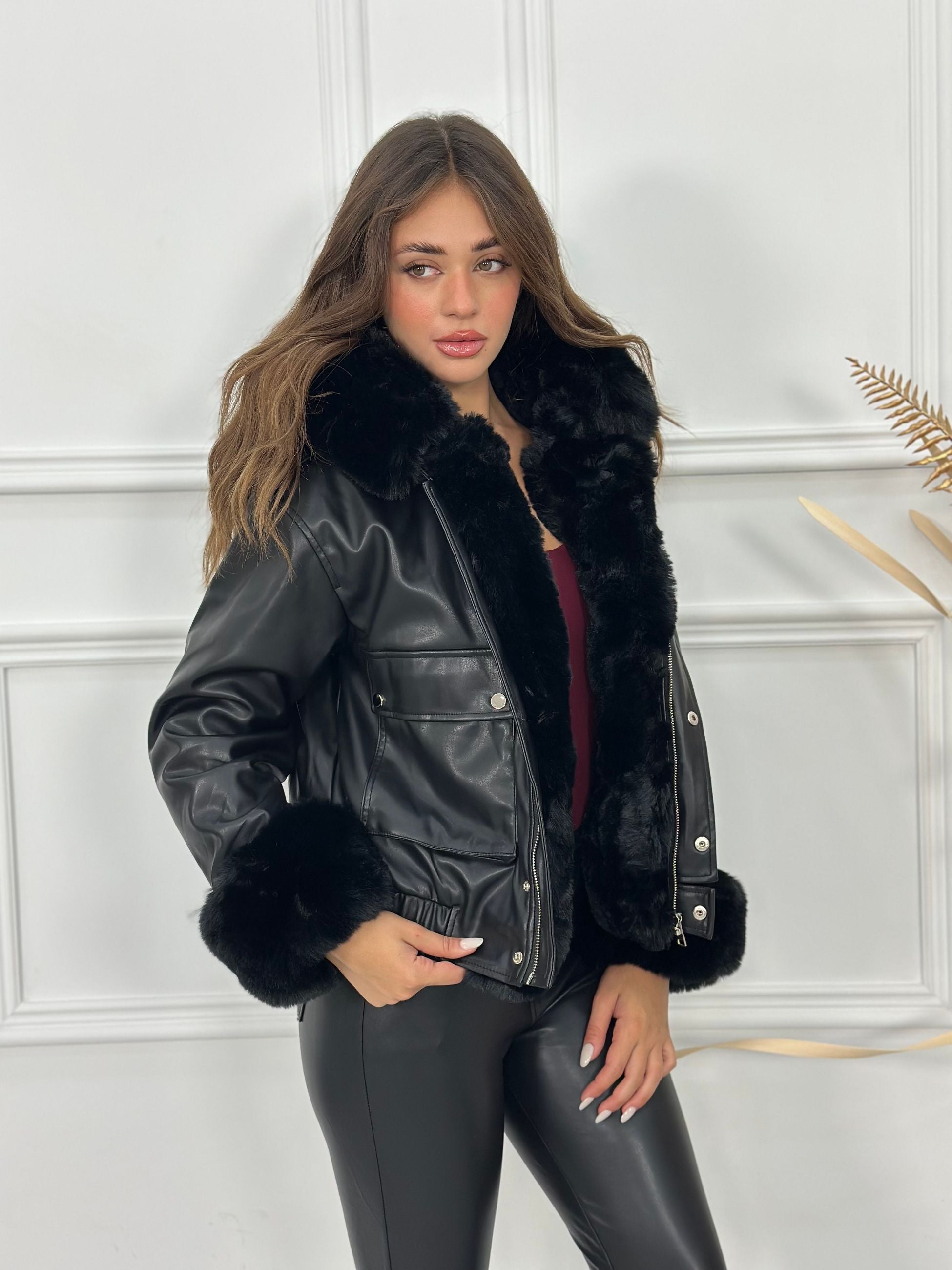 Giubbino Ecopelle AY918