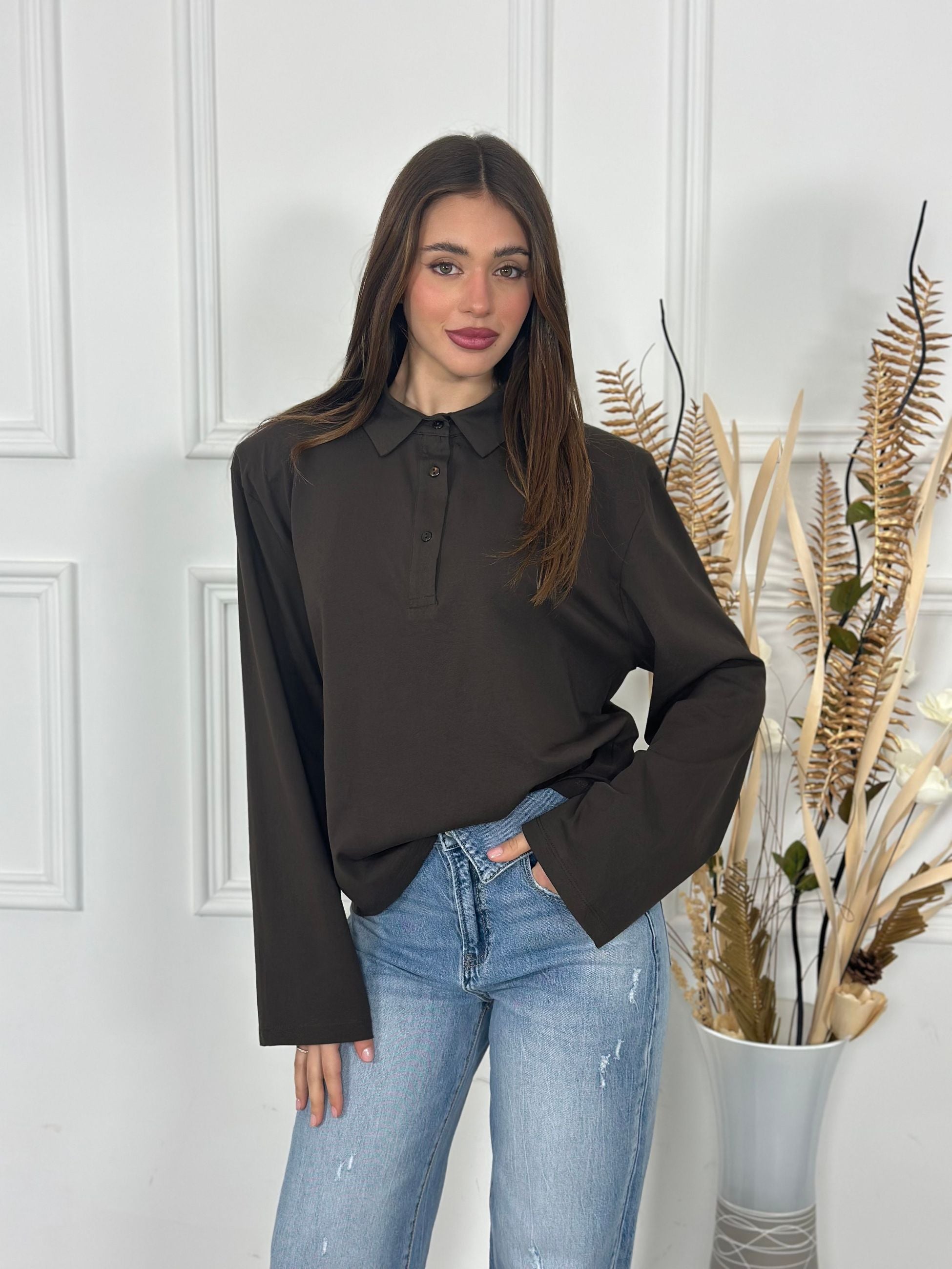 Maglia Polo Spalline D2615