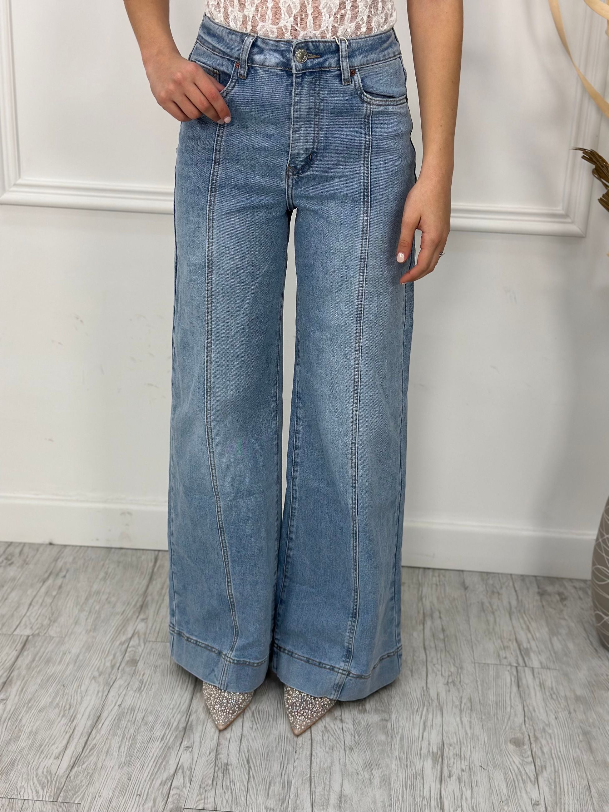 Jeans Palazzo 8828 (elastico)