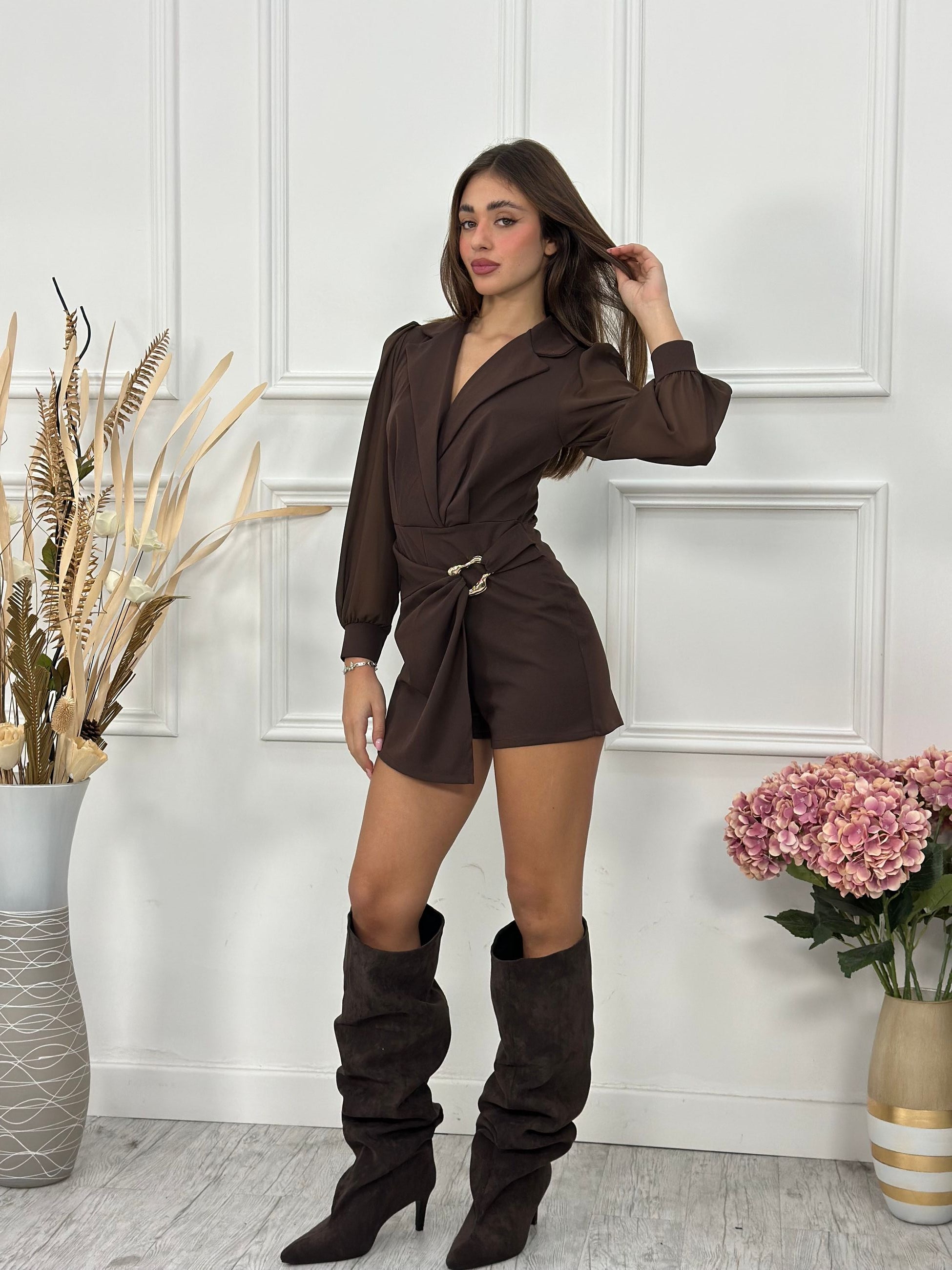 Abito Paola Z43621 (a pantaloncino)