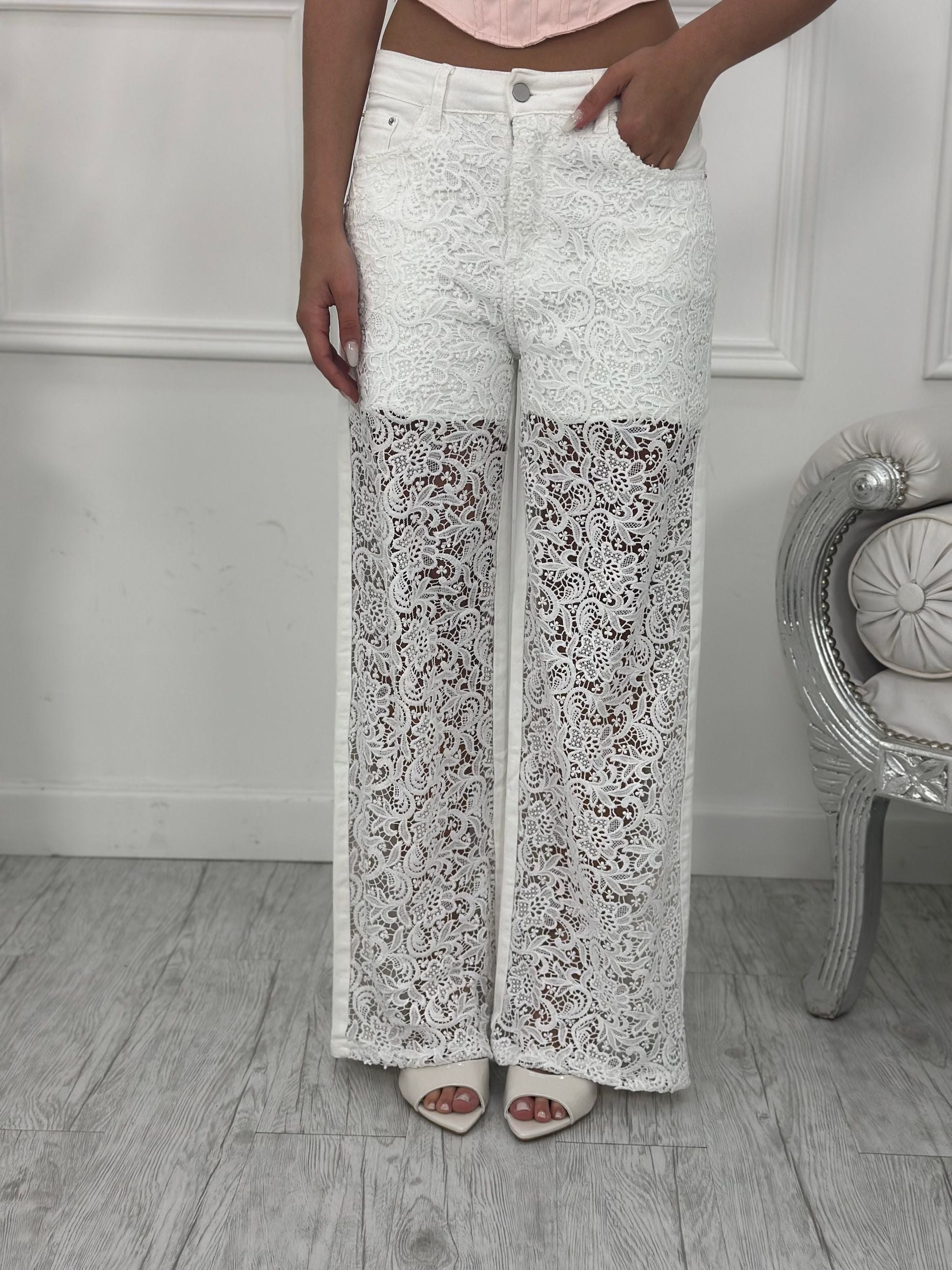 Jeans Elody White ZG2669 (elastico)