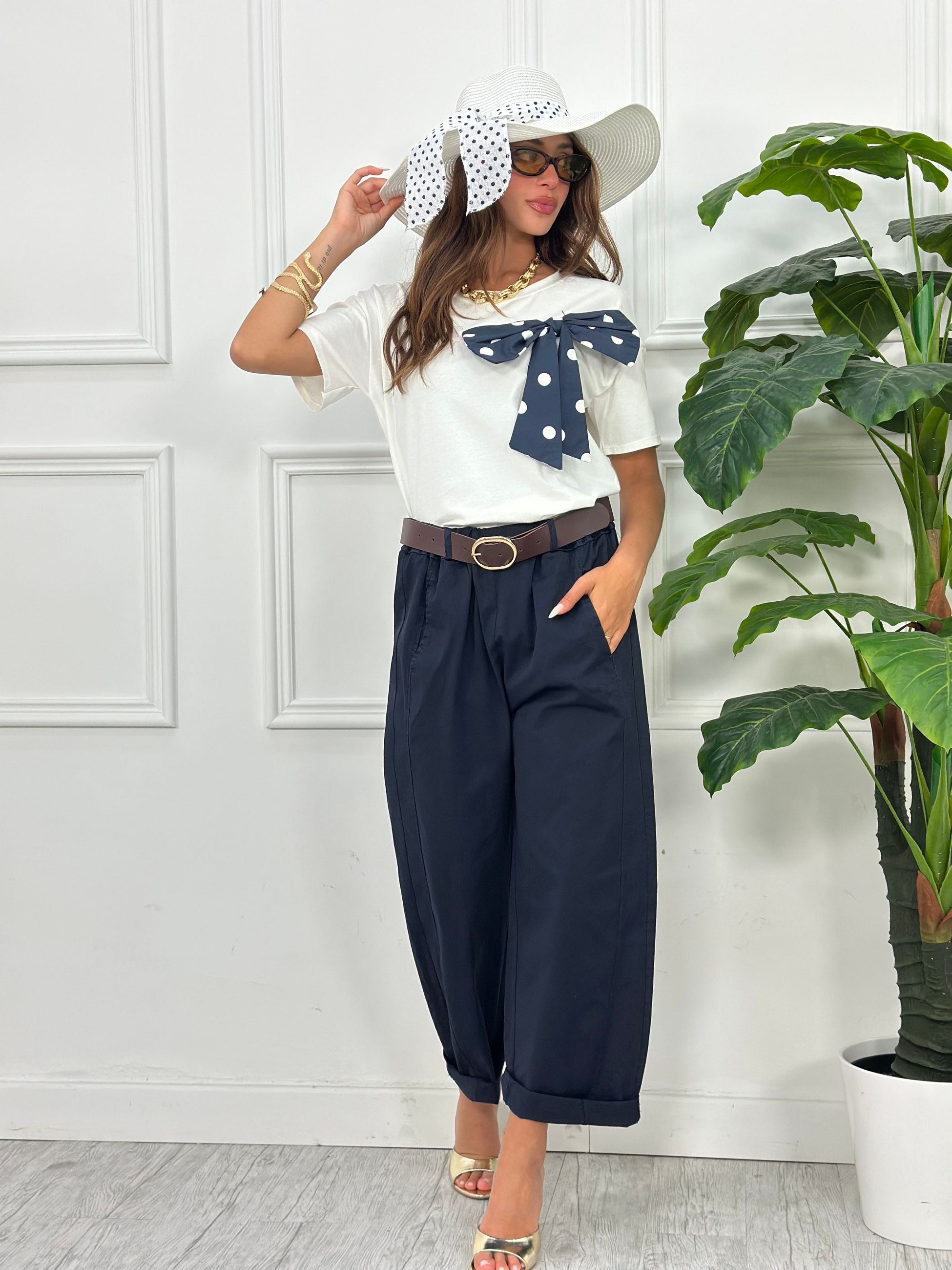 Pantalone Baggy FLY11156 (cotone)
