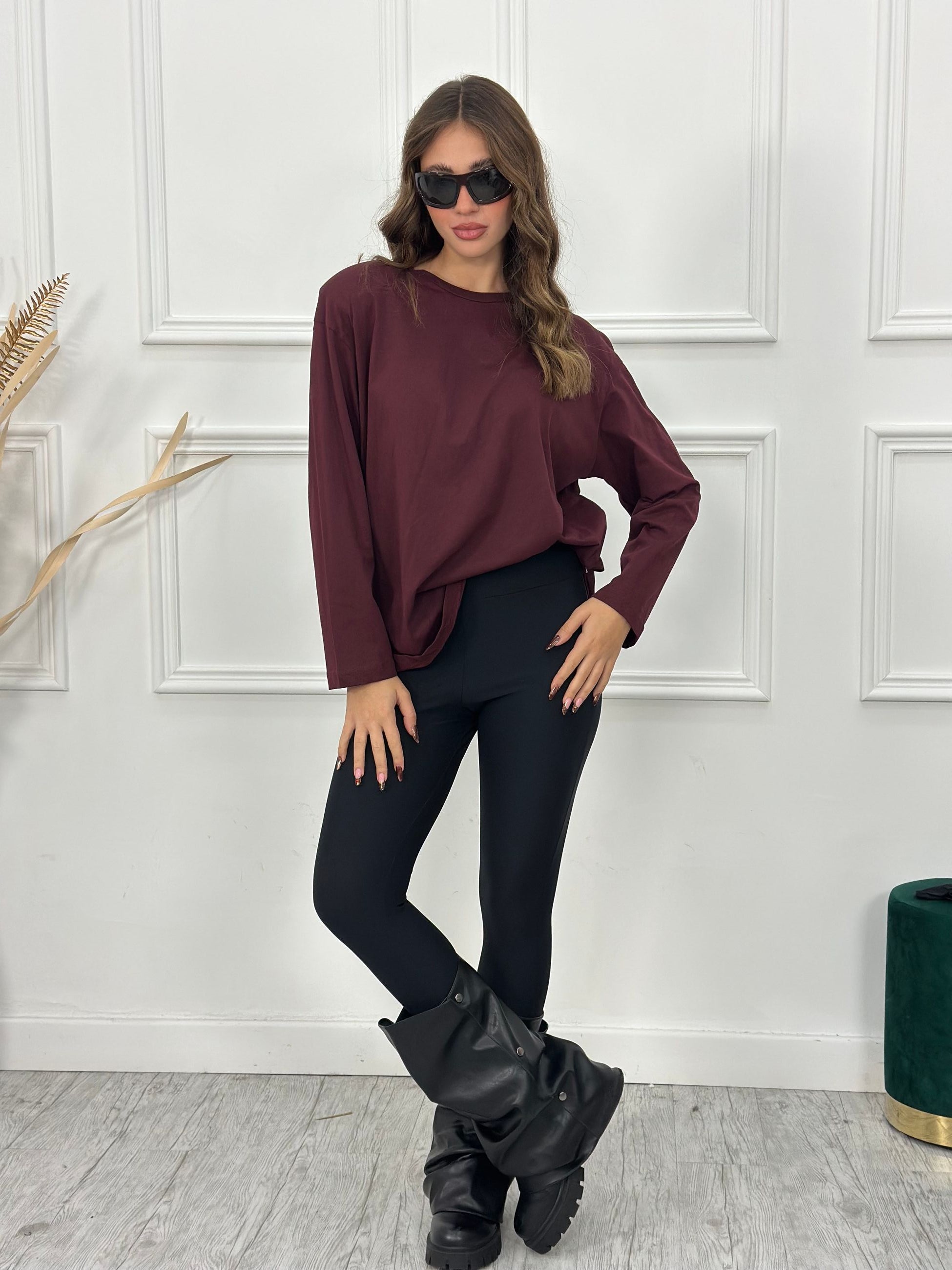 Maglia Spalline Over Size VCT2639M