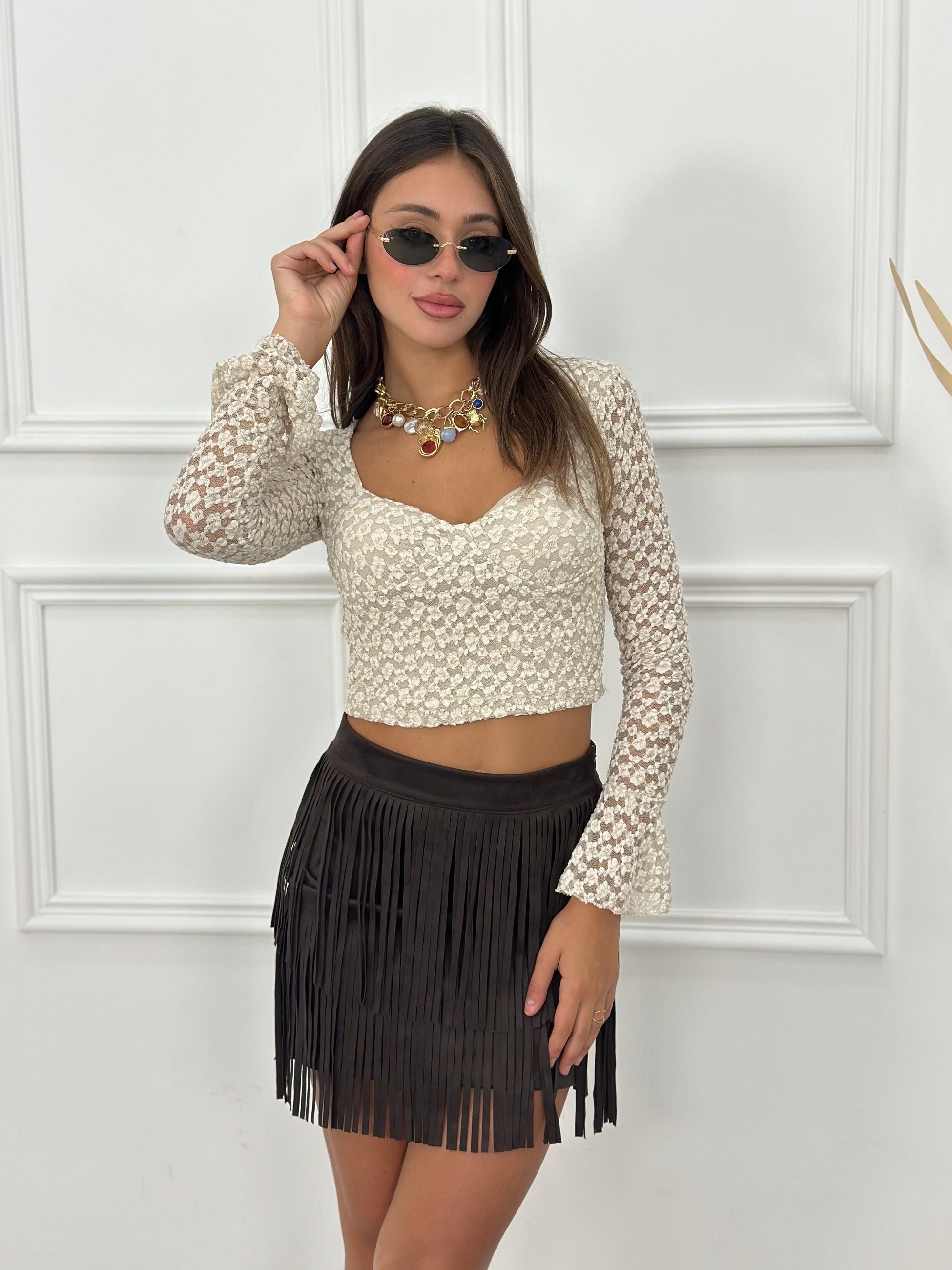 Maglia Crop Top Quality VCT14261