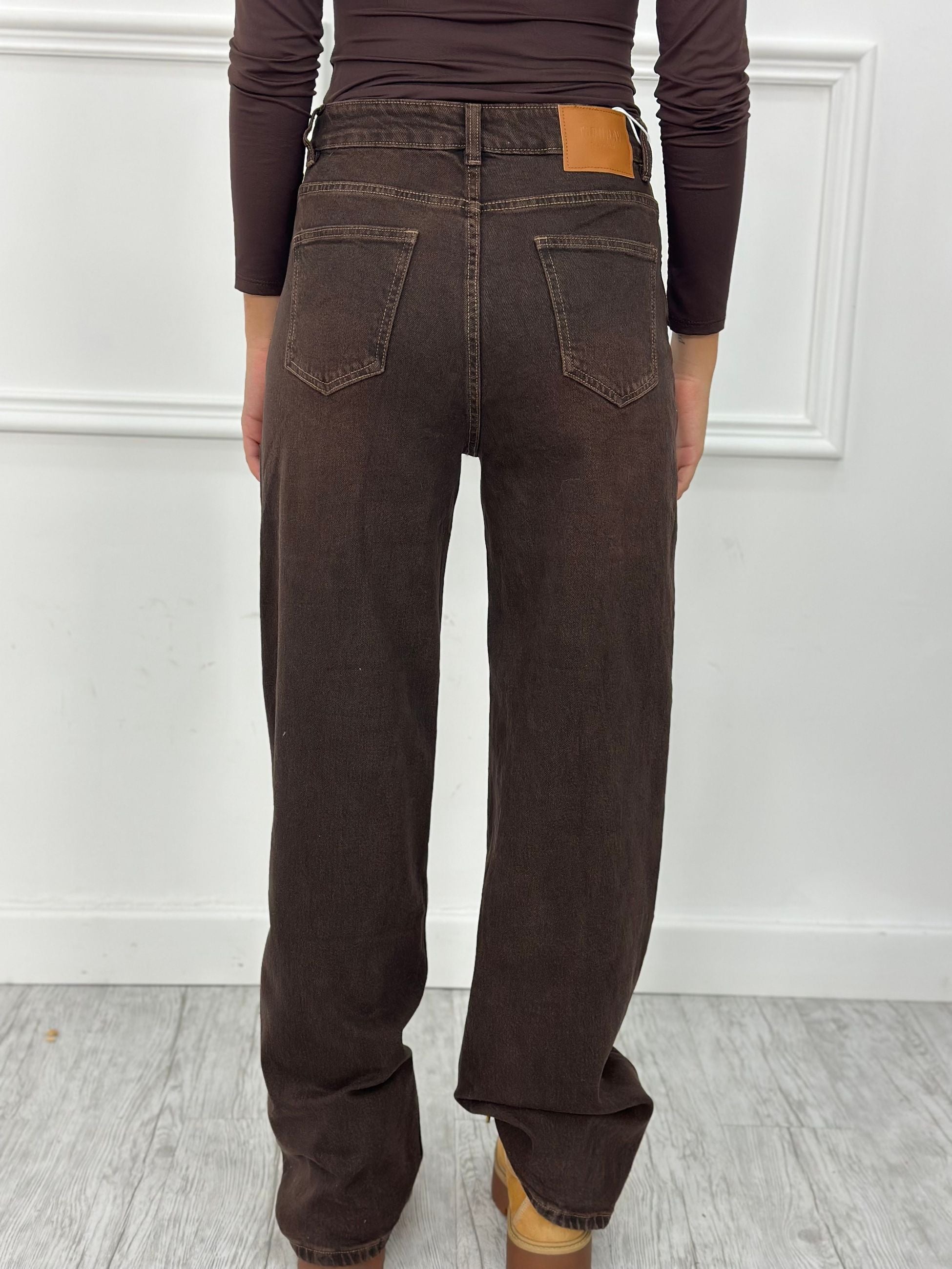 Jeans palazzo elastico T92D