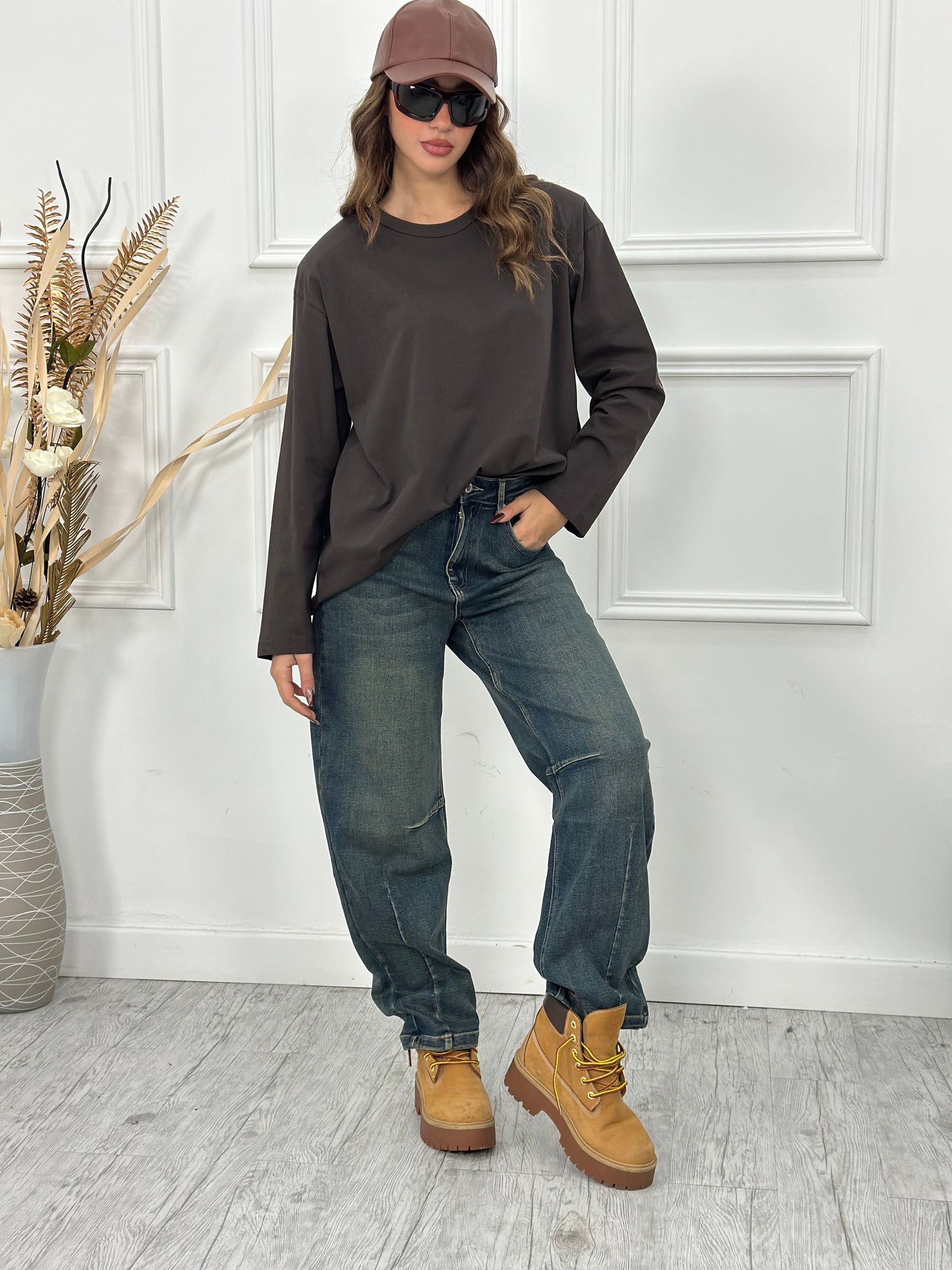 Maglia Spalline Over Size VCT2639M