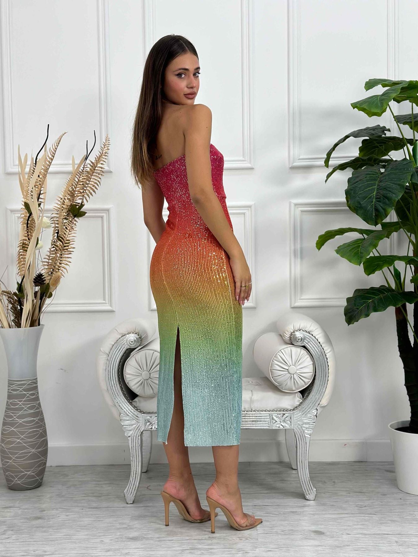 Abito Paillettes Z34270