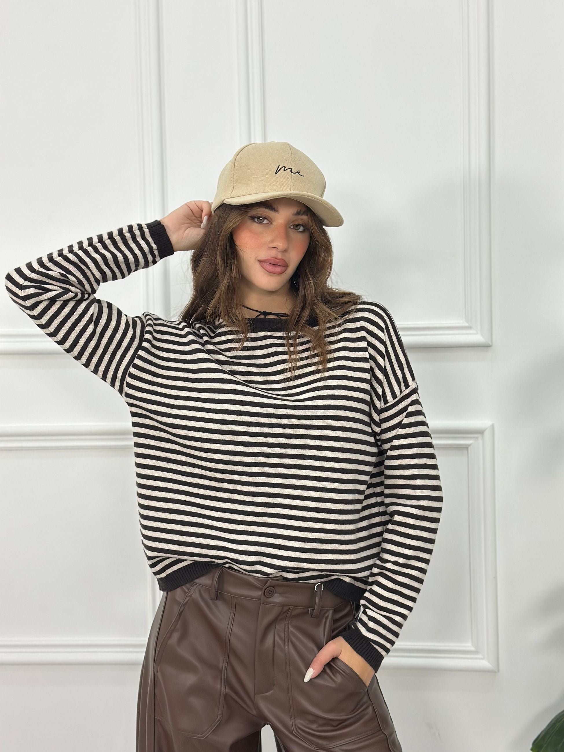 Maglia a Righe EXL25316