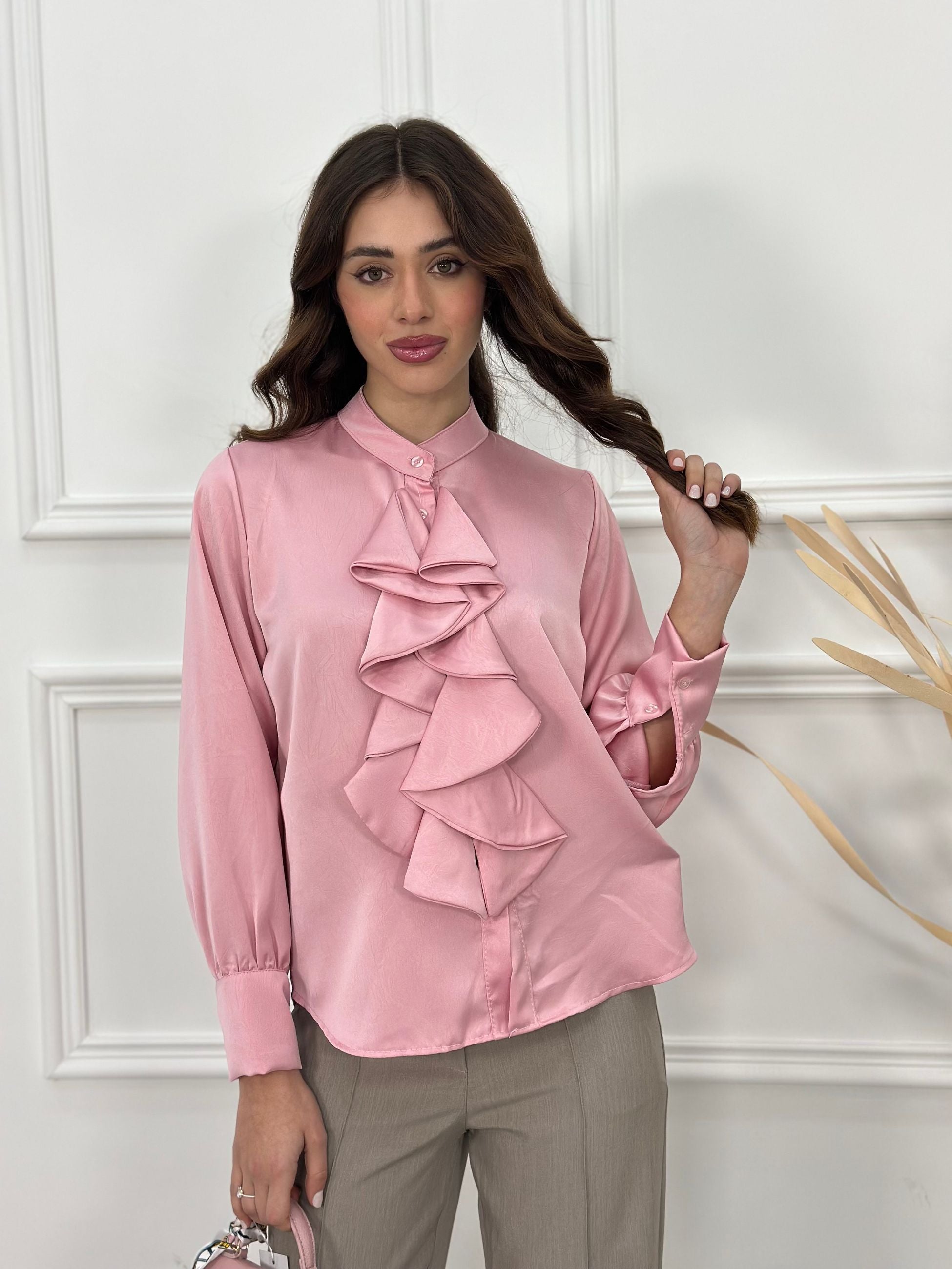 Camicia Rouches SCA36509