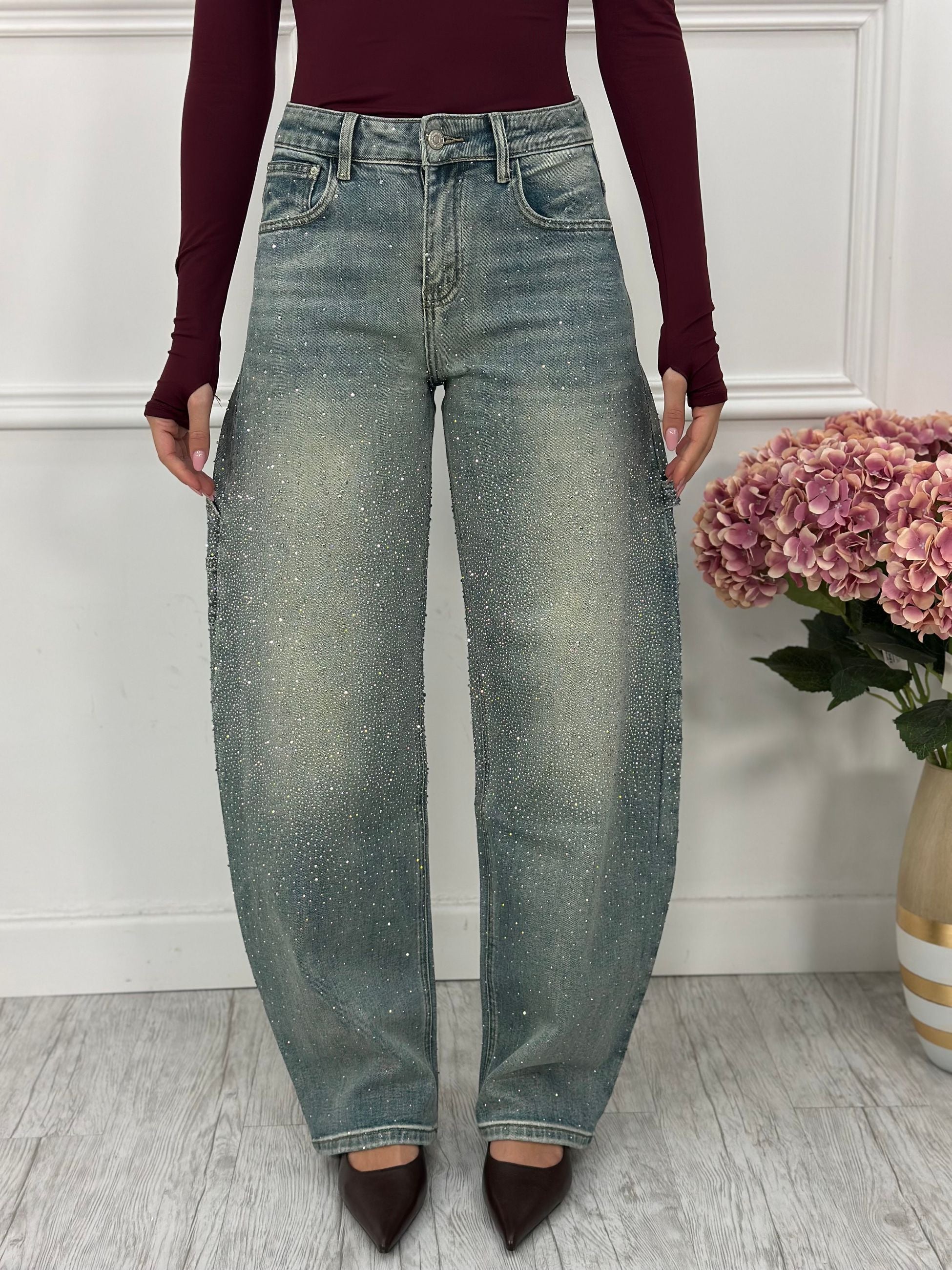 Jeans Balloon elastico YD8133