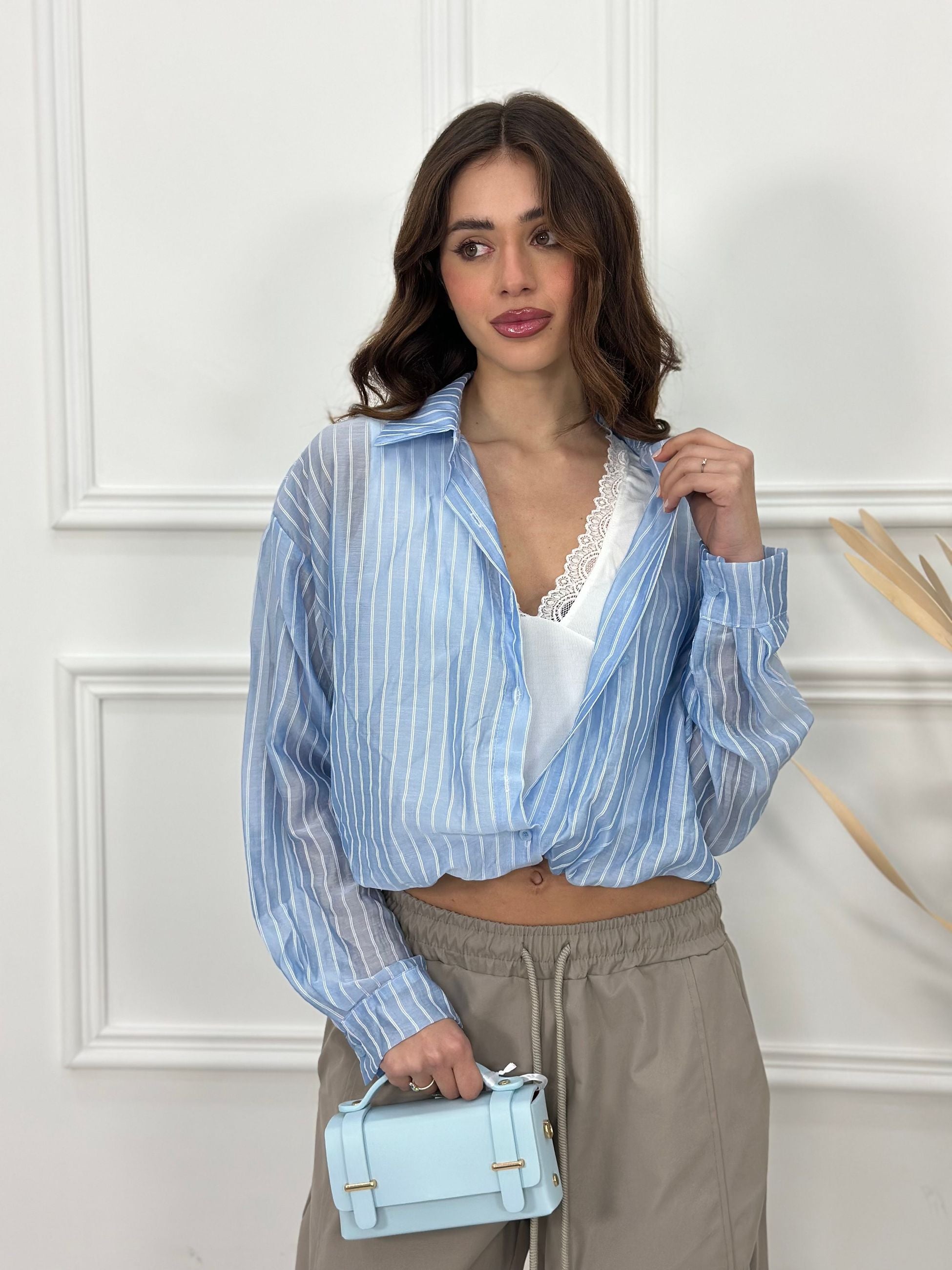 Camicia Crop SCA60910