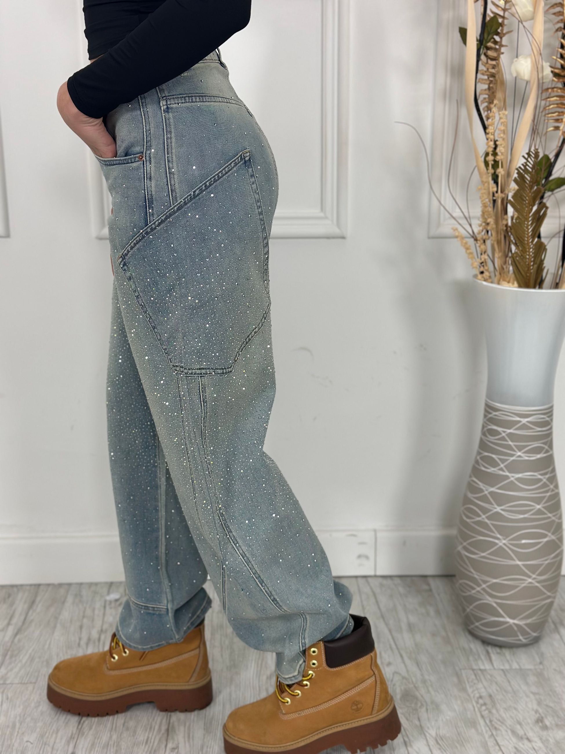 Jeans Balloon Brillantini DX6040