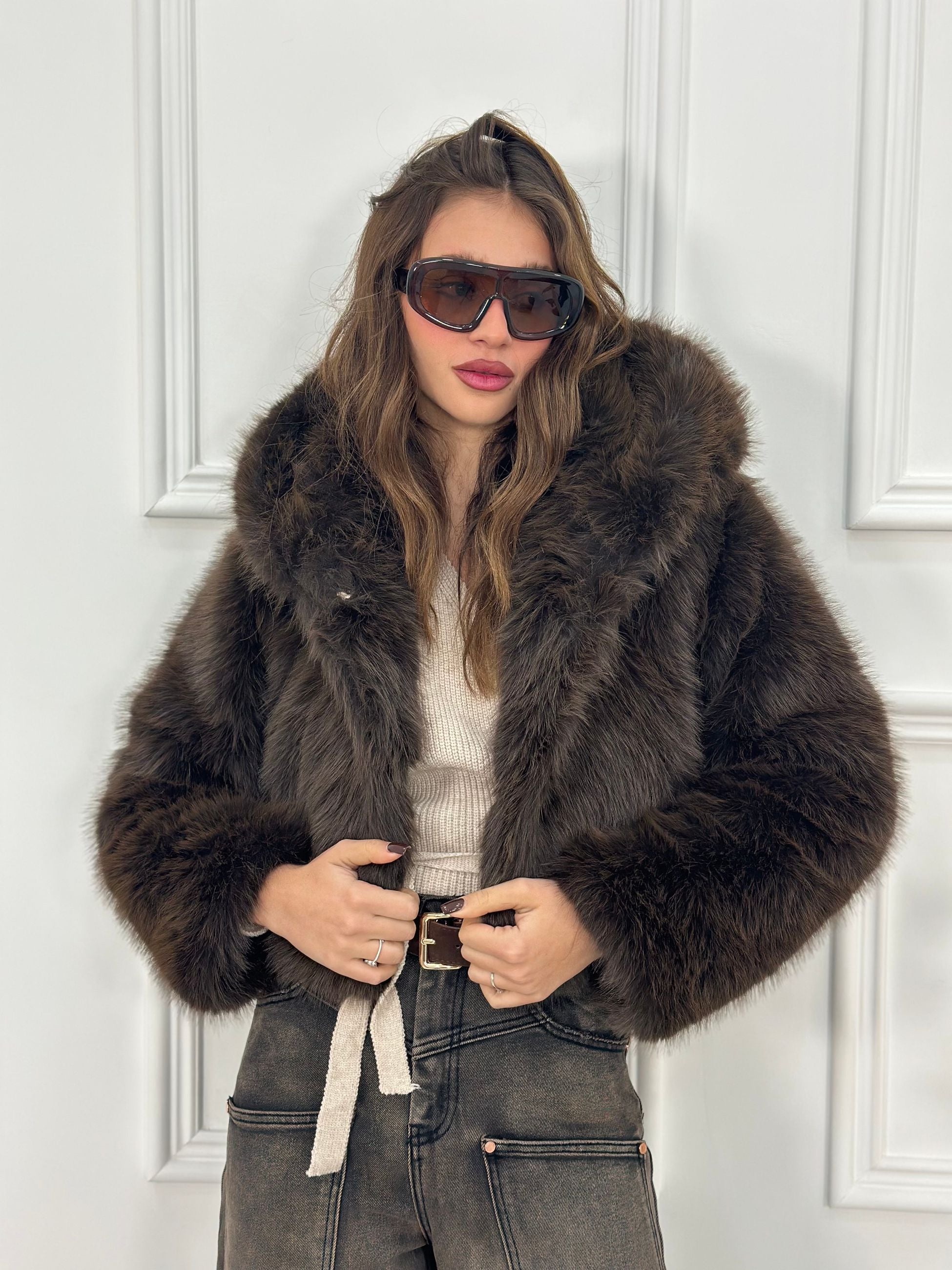 Pelliccia Crop Anastasia 68371 Top Quality