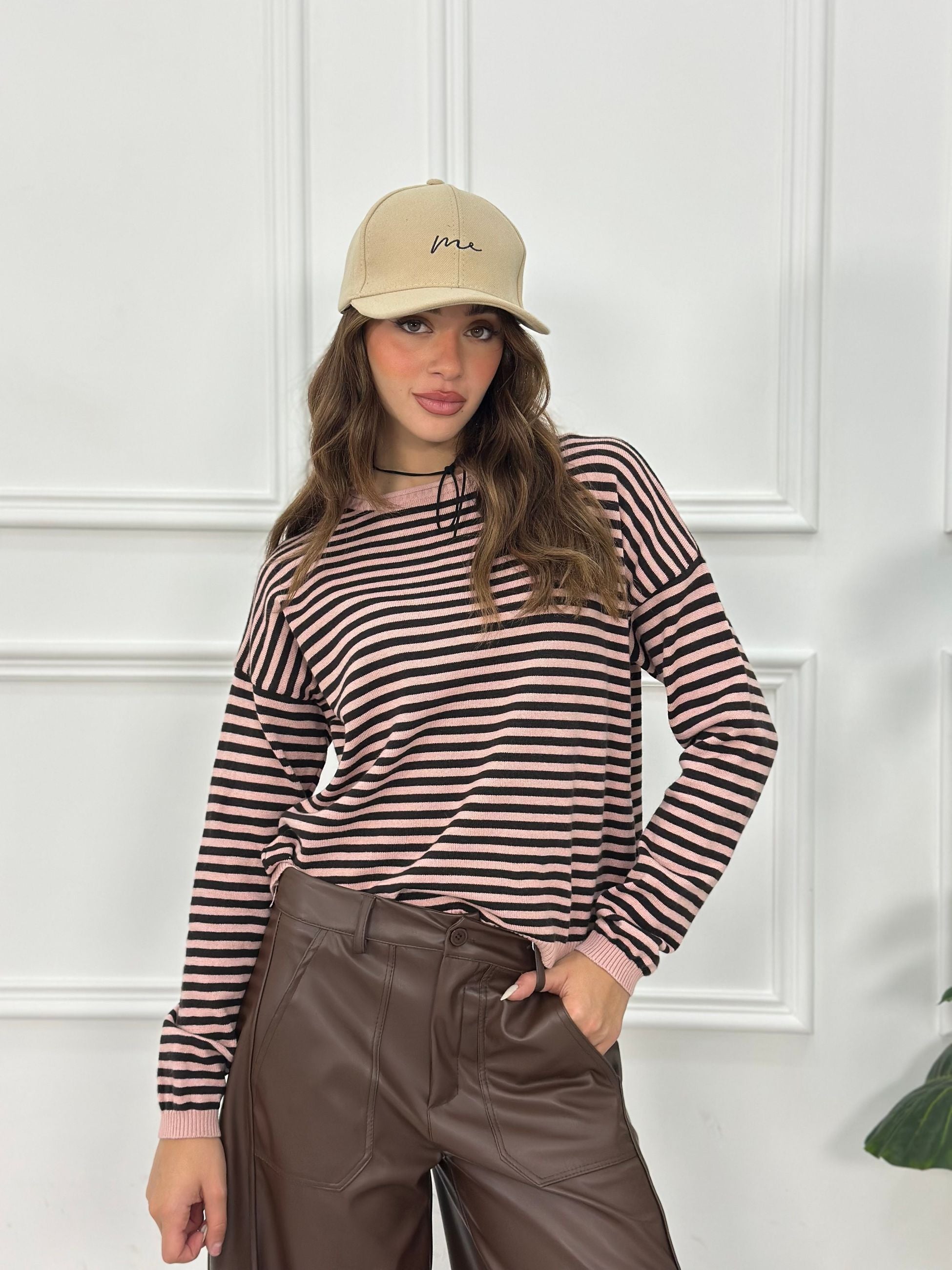 Maglia a Righe EXL25316