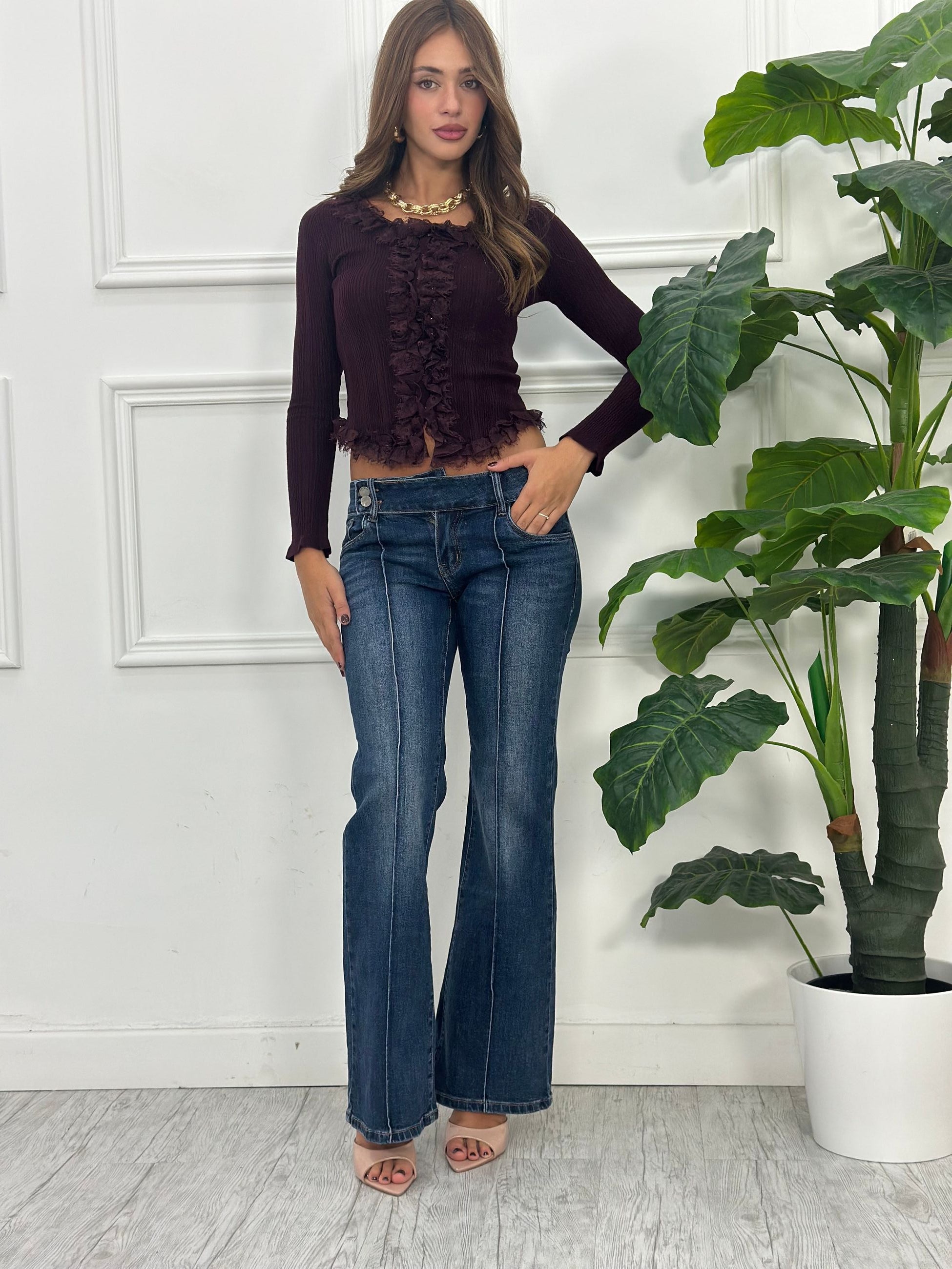 Jeans vita bassa SJ1835 (elastico)
