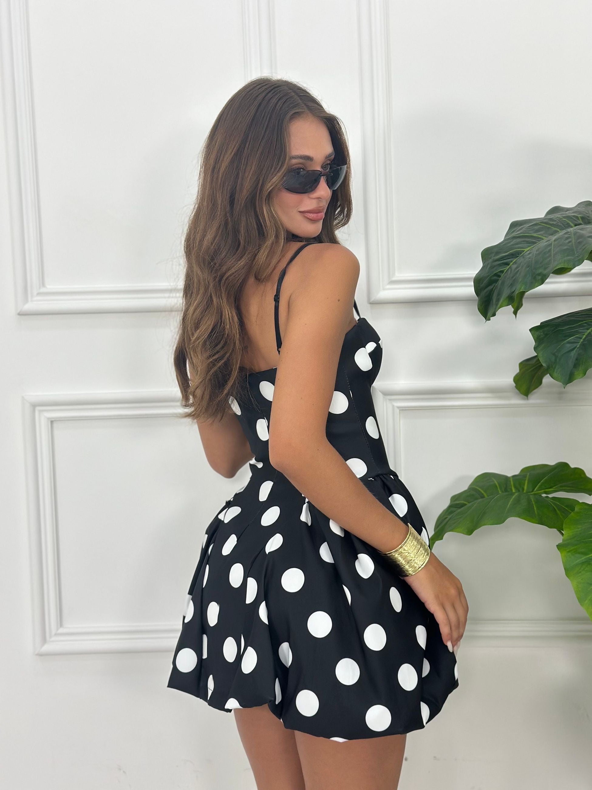 Abito Balloon Pois VCT28013