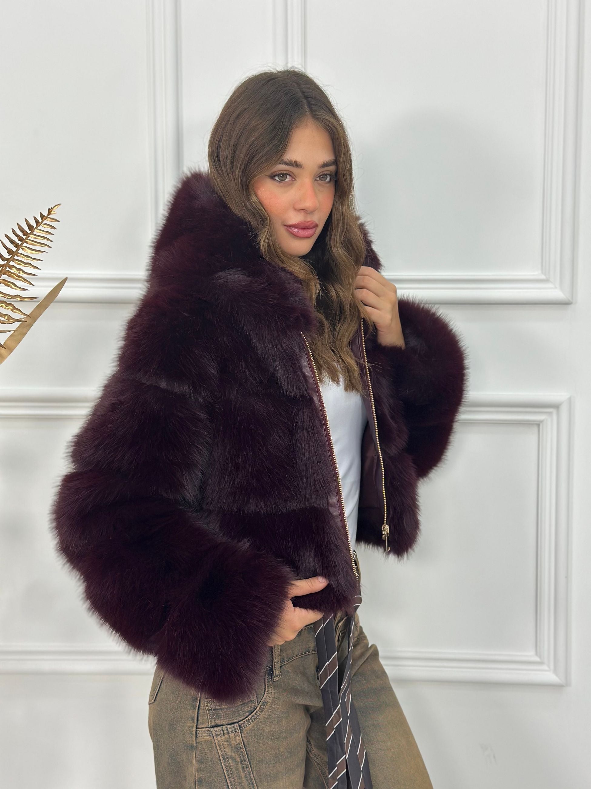 Pelliccia Crop Top Quality 68341