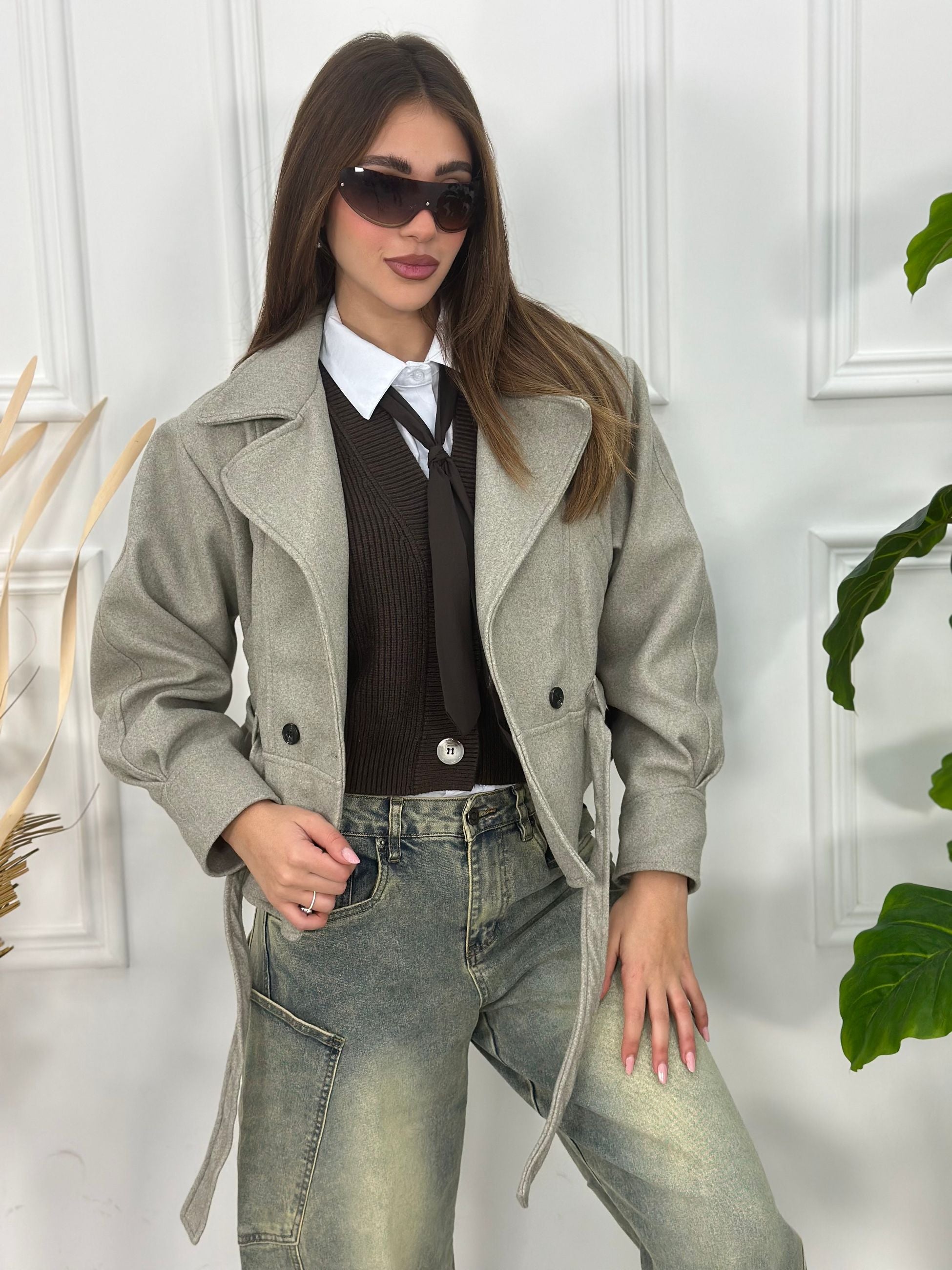 Cappotto Crop ARG6801