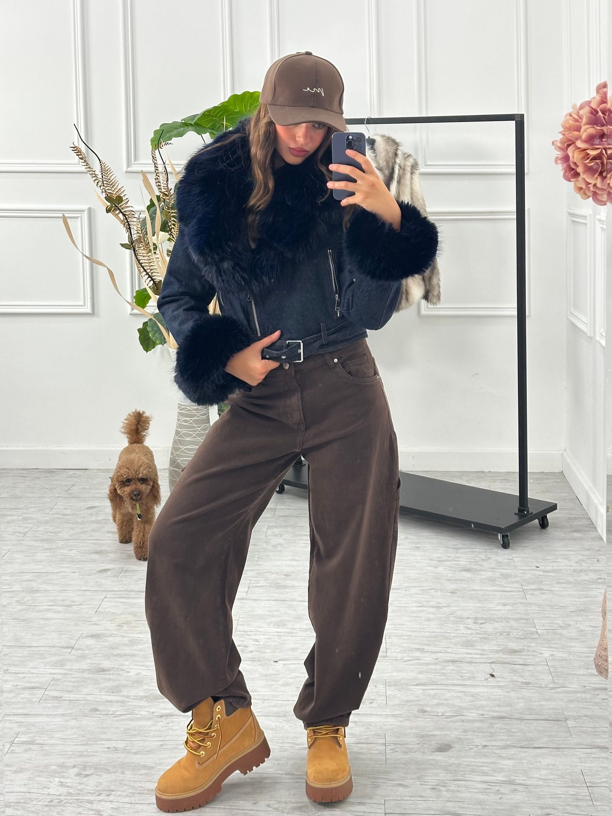 Giubbotto Denim (interno pelliccia)