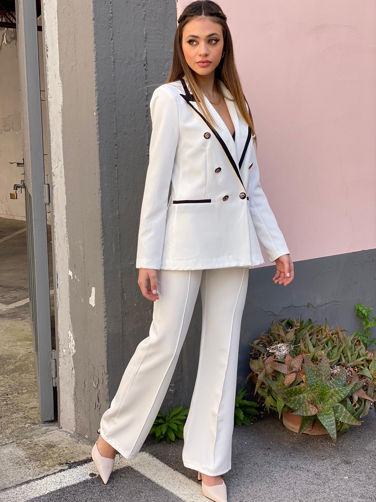 Pantalone a palazzo vita alta