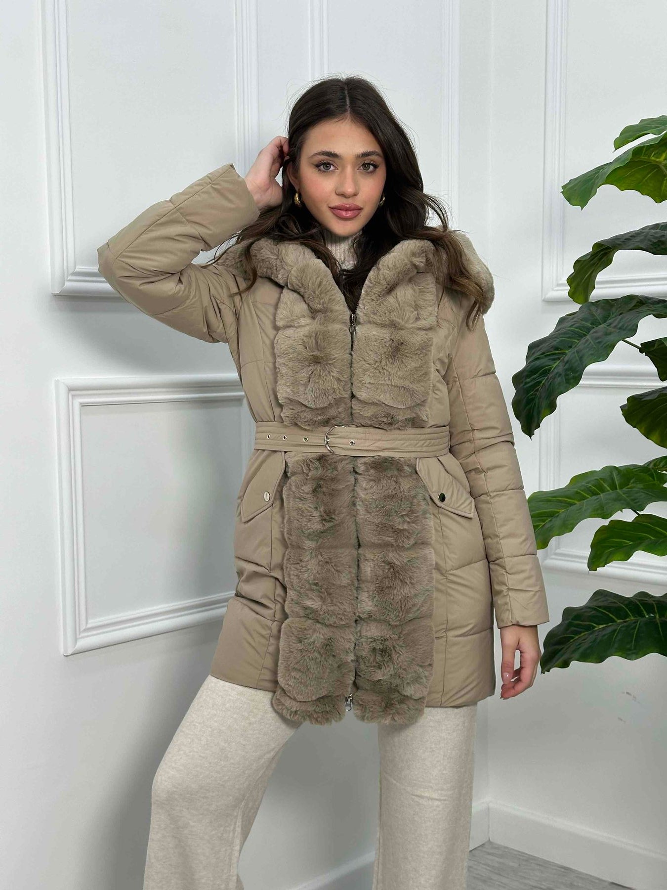 Giubbotto con cintura con ecofour removibile