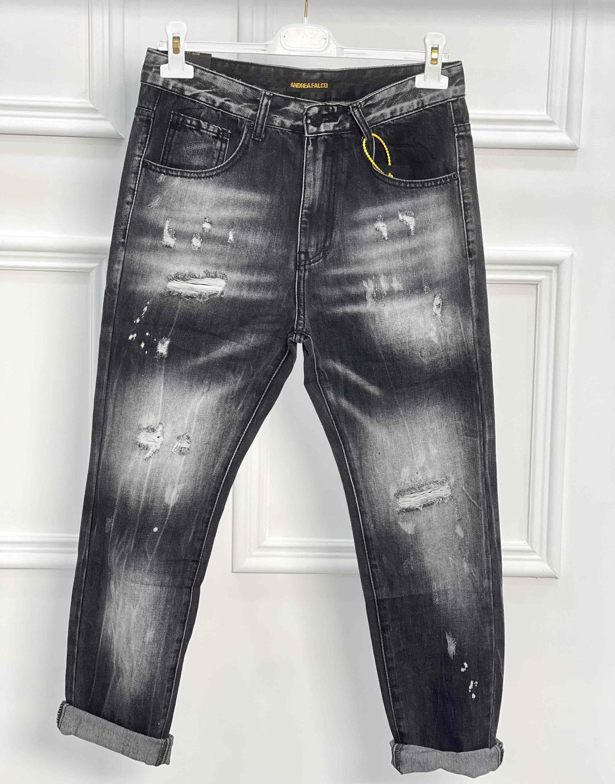 Jeans con rotture in tela fissa AF0963L